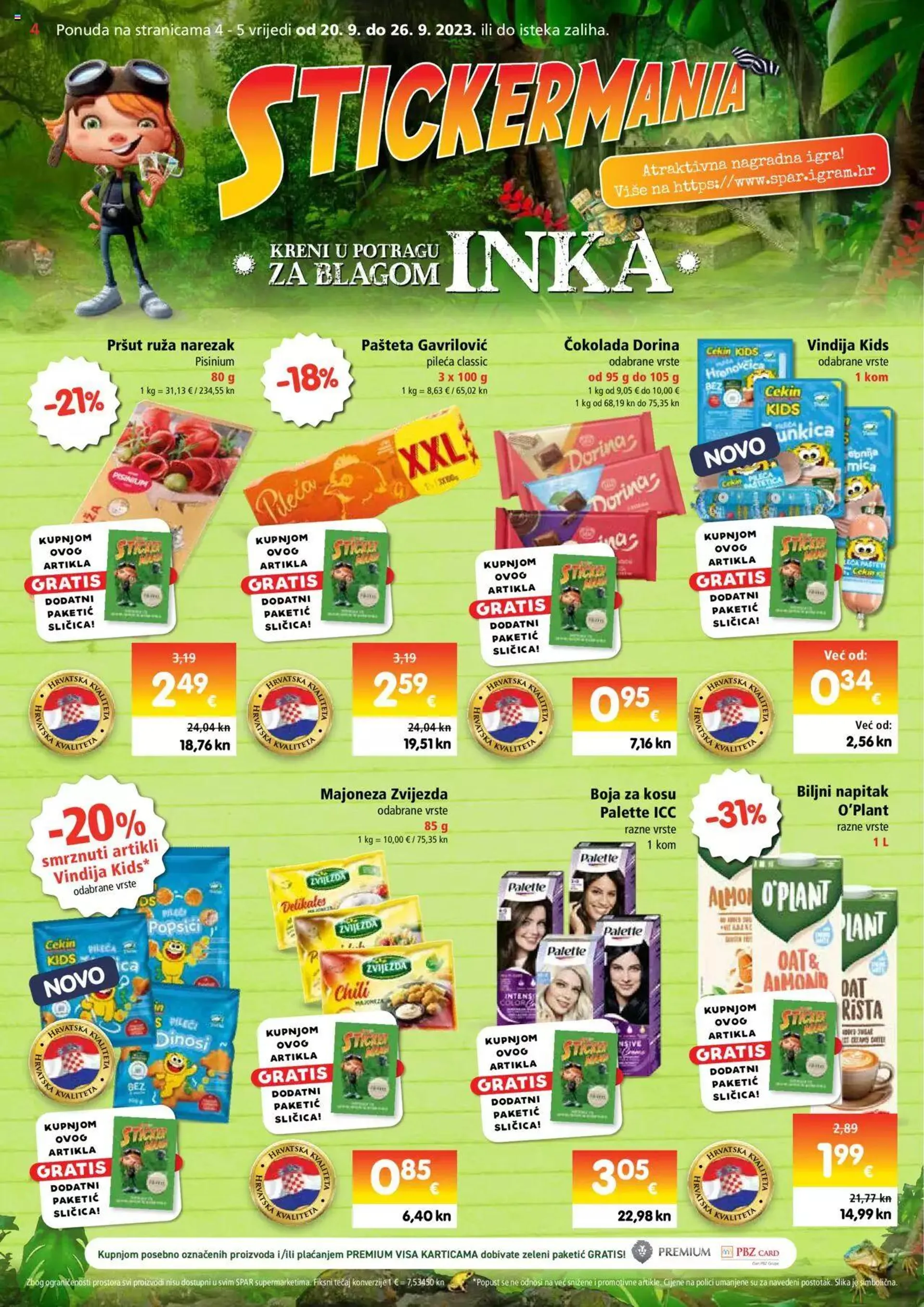 Katalog Katalog Spar od 20. rujna do 26. rujna 2023. - Pregled Stranica 4