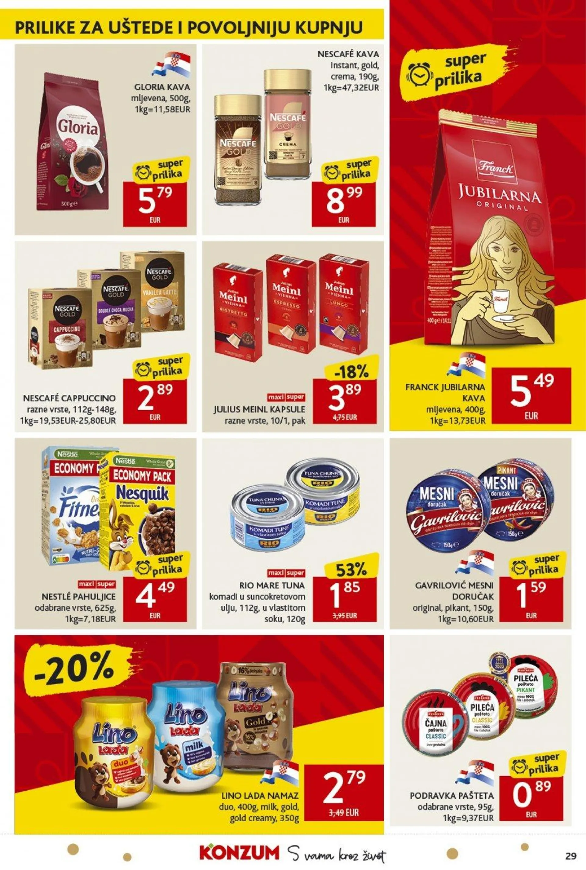 Katalog Konzum katalog do 04.12.2024 od 29. studenoga do 4. prosinca 2024. - Pregled Stranica 29