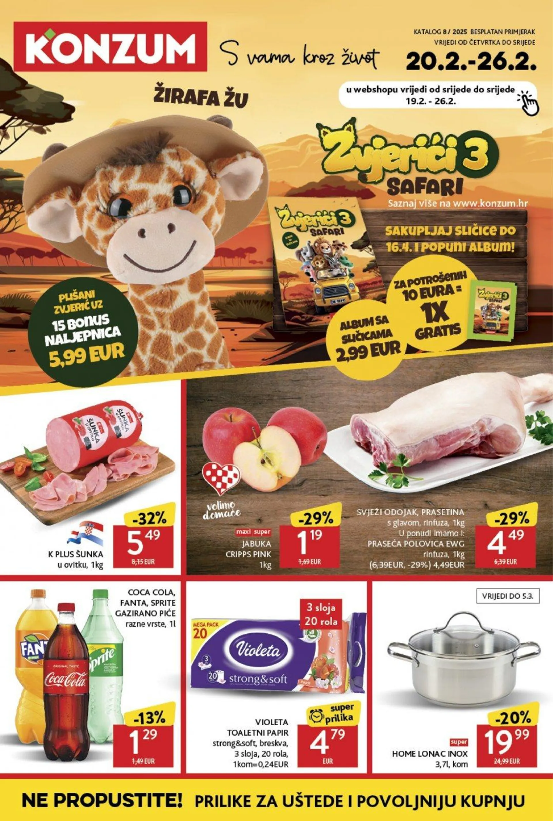 Katalog Konzum katalog do 26.02.2025 od 20. veljače do 26. veljače 2025. - Pregled Stranica 1