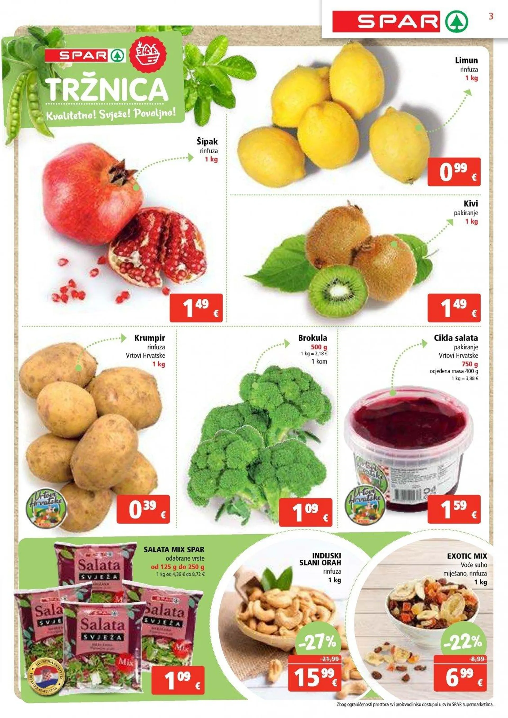 Katalog Spar katalog do 28.01.2025 od 22. siječnja do 28. siječnja 2025. - Pregled Stranica 3