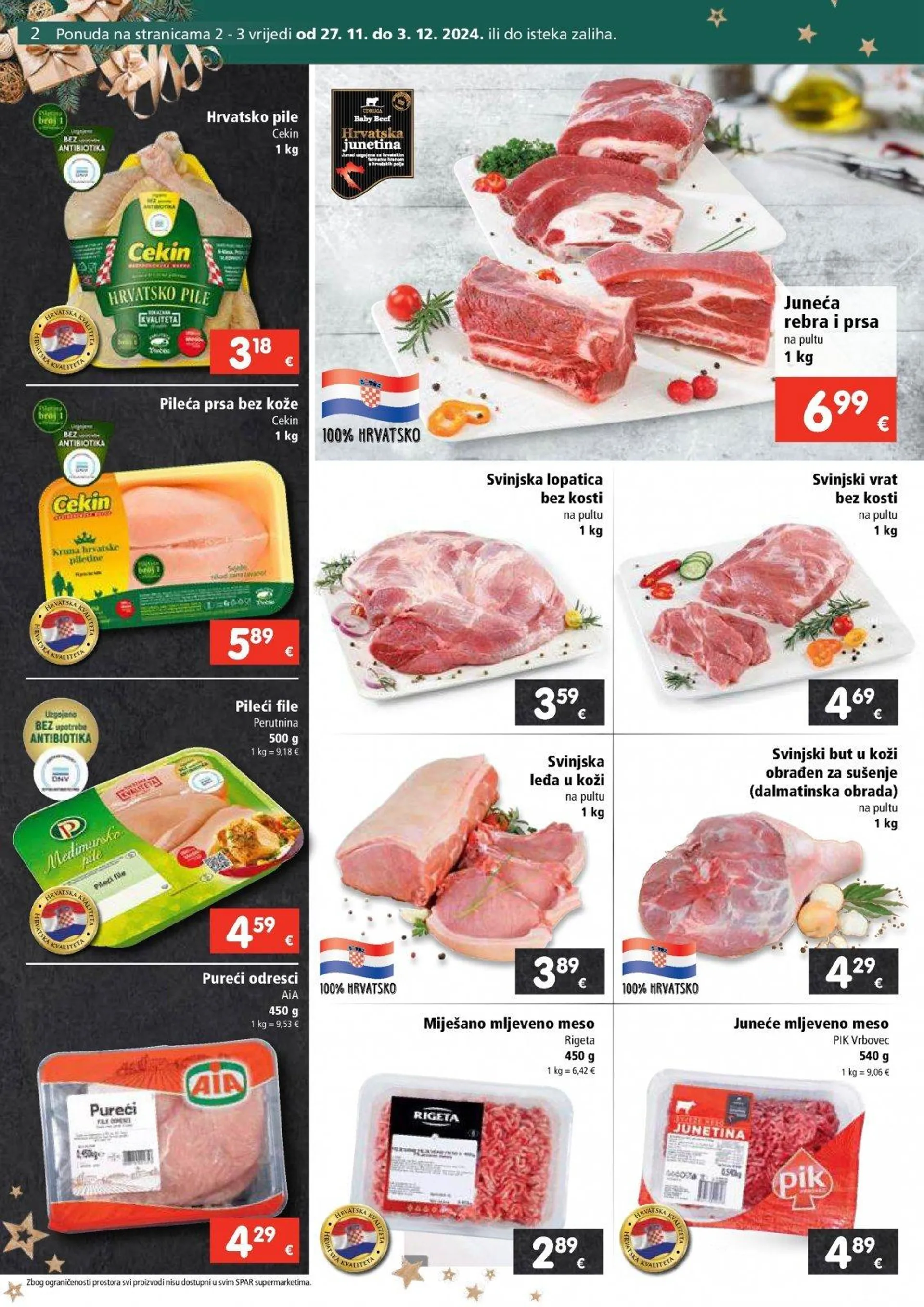 Katalog Spar katalog do 03.12.2024 od 29. studenoga do 3. prosinca 2024. - Pregled Stranica 2