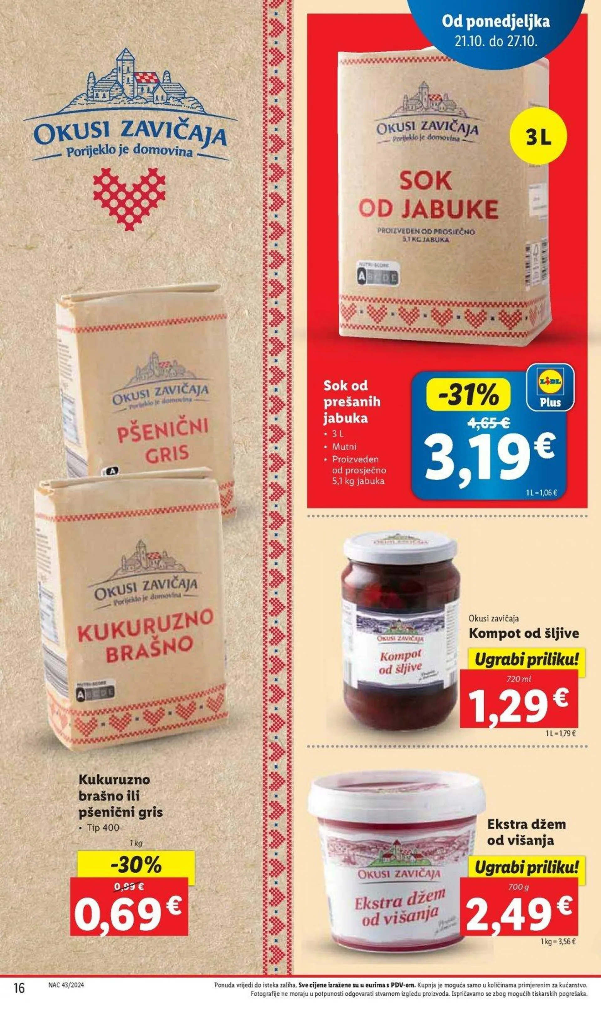 Katalog Lidl katalog do 27.10.2024 od 17. listopada do 27. listopada 2024. - Pregled Stranica 16