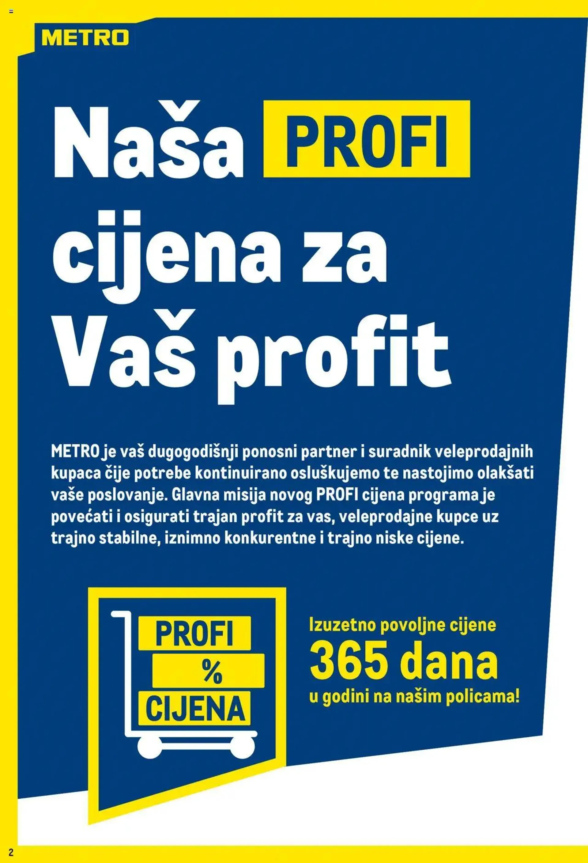 Katalog Metro - Metro Croatia - Profi cijena od 1. kolovoza do 2. rujna 2024. - Pregled Stranica 2