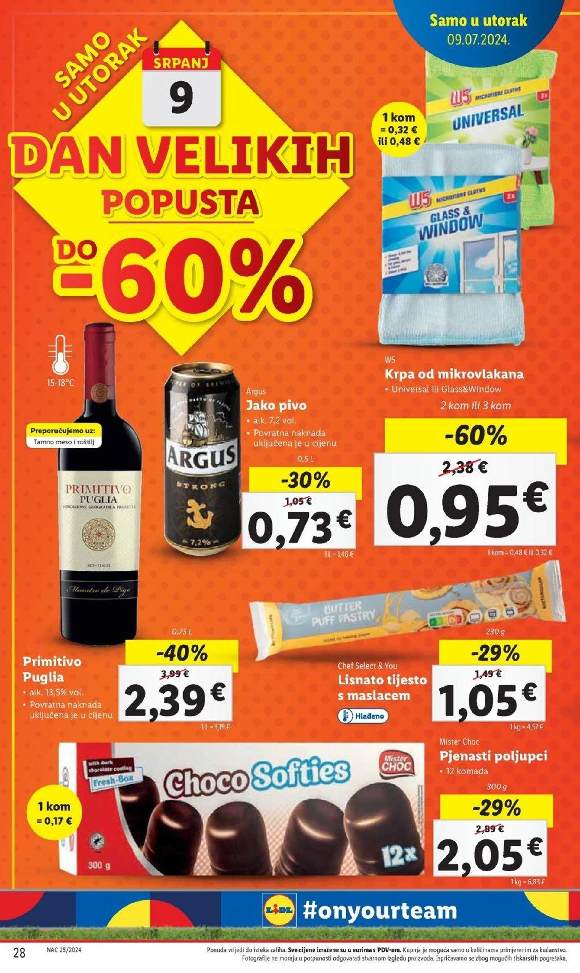 Katalog Lidl katalog do 14.07.2024 od 4. srpnja do 14. srpnja 2024. - Pregled Stranica 28