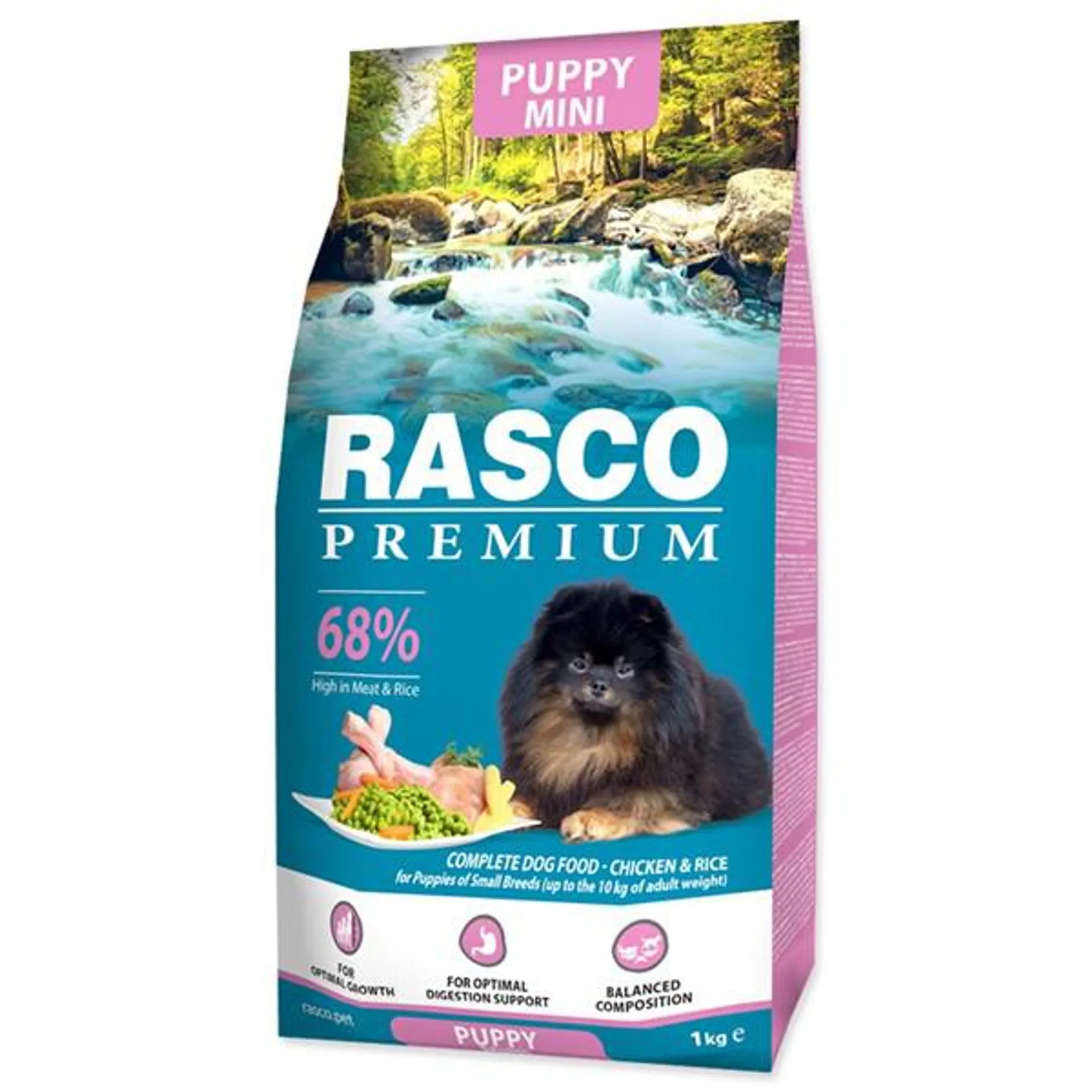 RASCO Premium PUPPY MINI, piletina s rižom