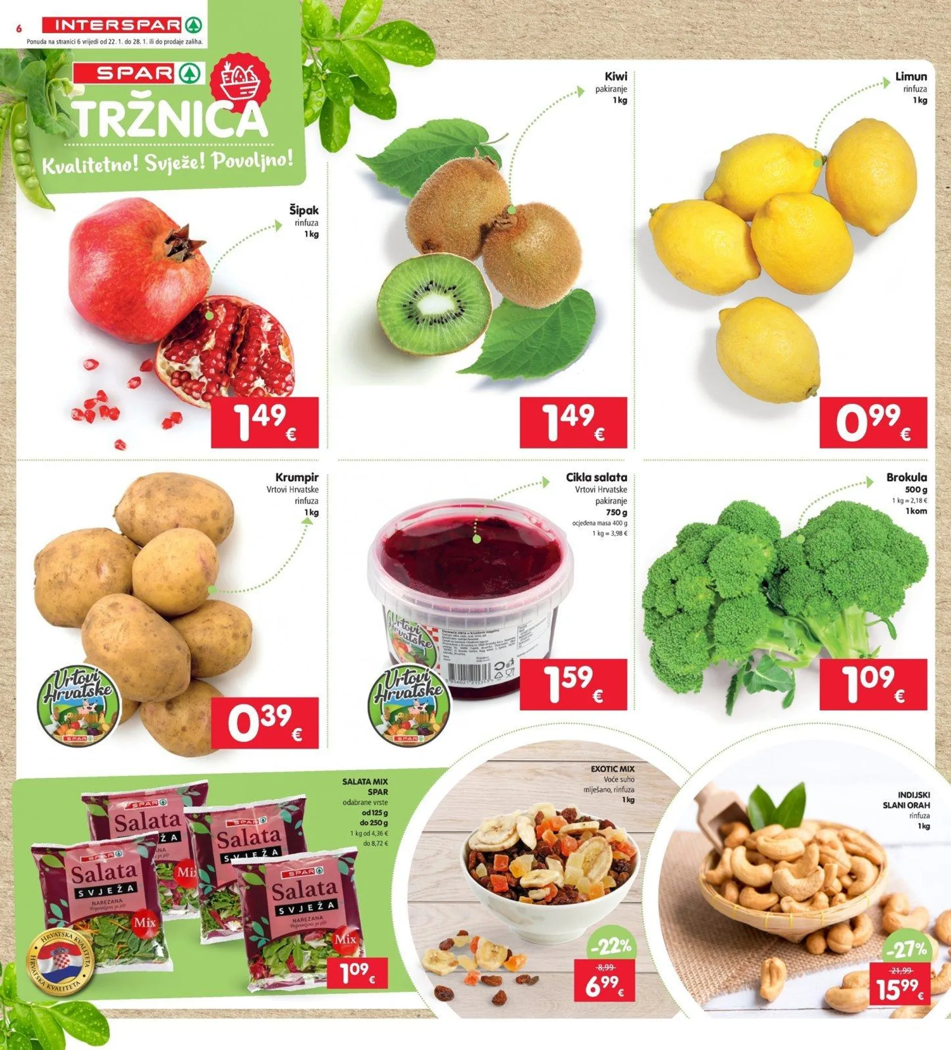 Katalog Interspar katalog do 28.01.2025 od 22. siječnja do 28. siječnja 2025. - Pregled Stranica 6