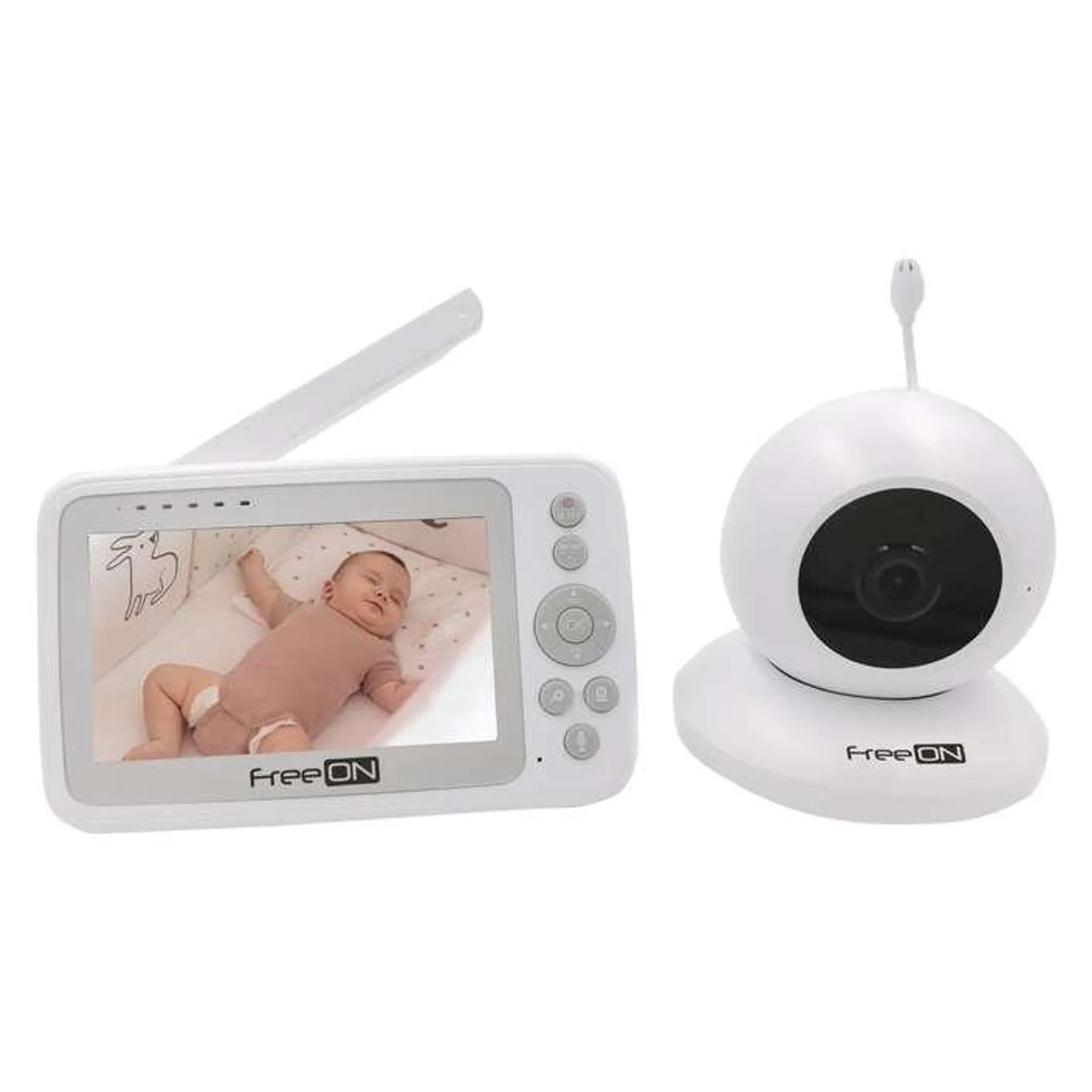 FREEON baby alarm - video Aria video baby monitor White