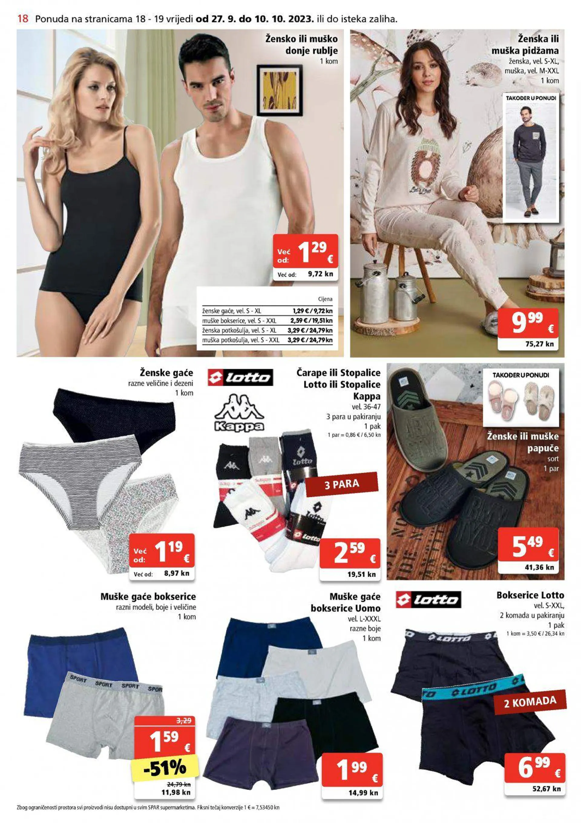 Katalog Spar katalog do 03.10.2023 od 27. rujna do 3. listopada 2023. - Pregled Stranica 18