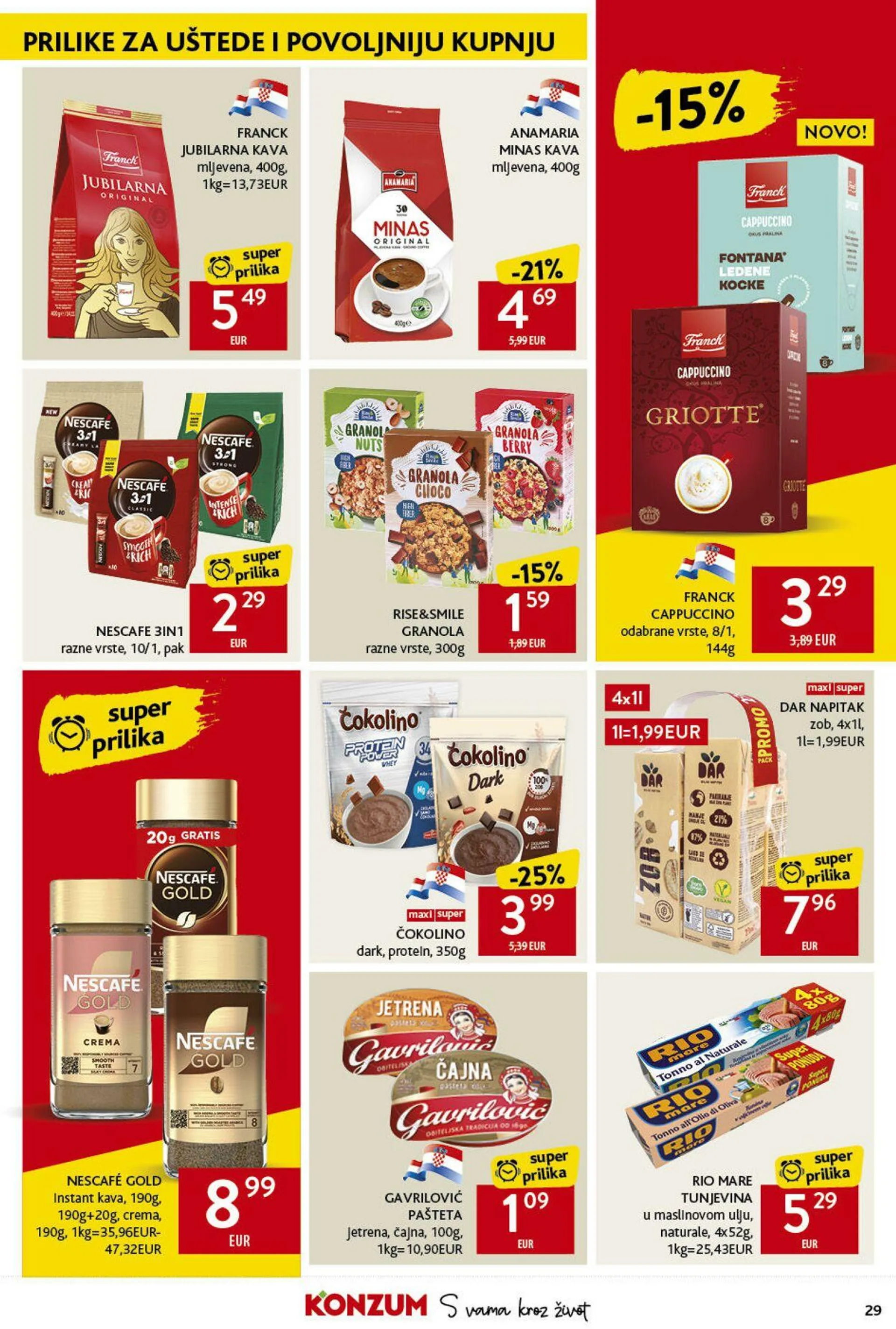 Katalog Konzum od 22. listopada do 30. listopada 2024. - Pregled Stranica 29