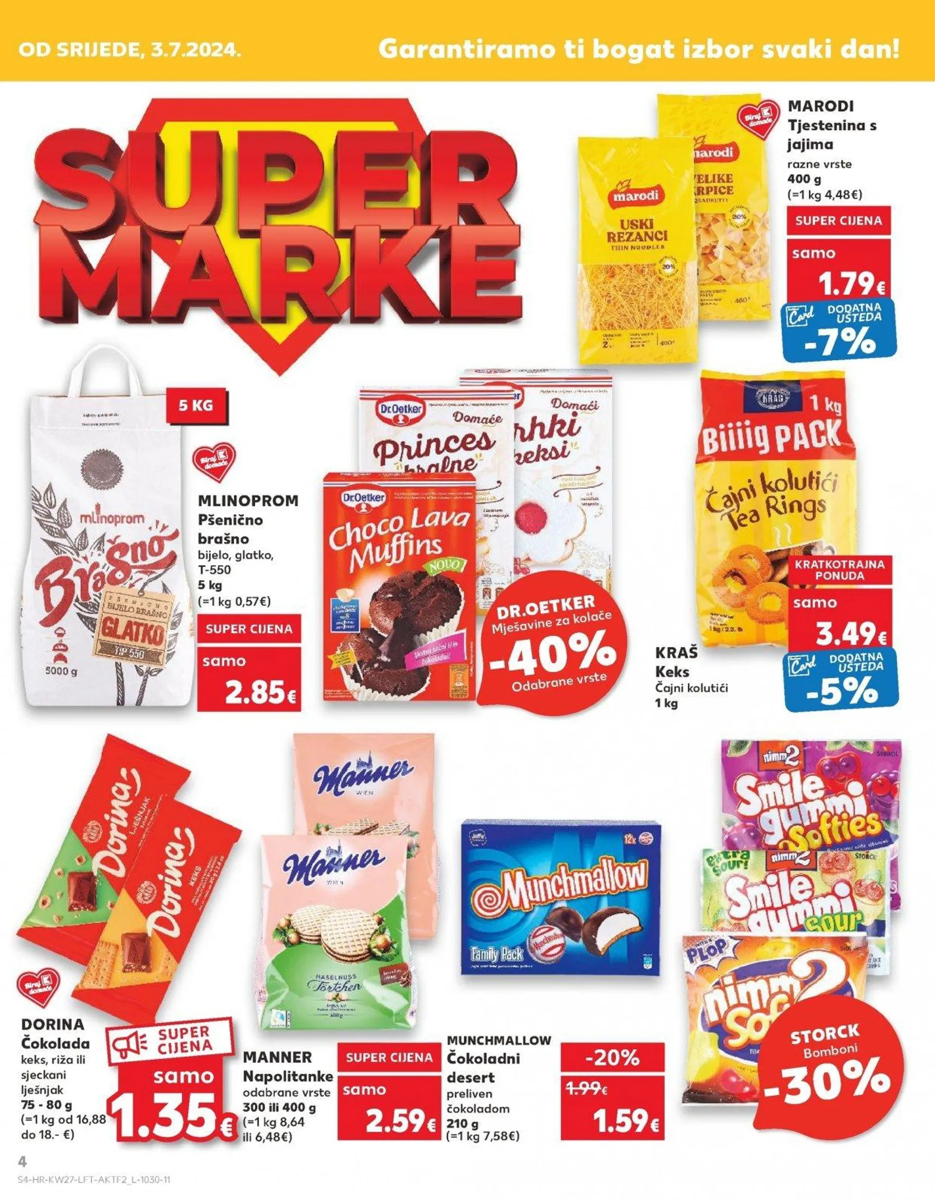 Katalog Kaufland katalog do 09.07.2024 od 3. srpnja do 9. srpnja 2024. - Pregled Stranica 4