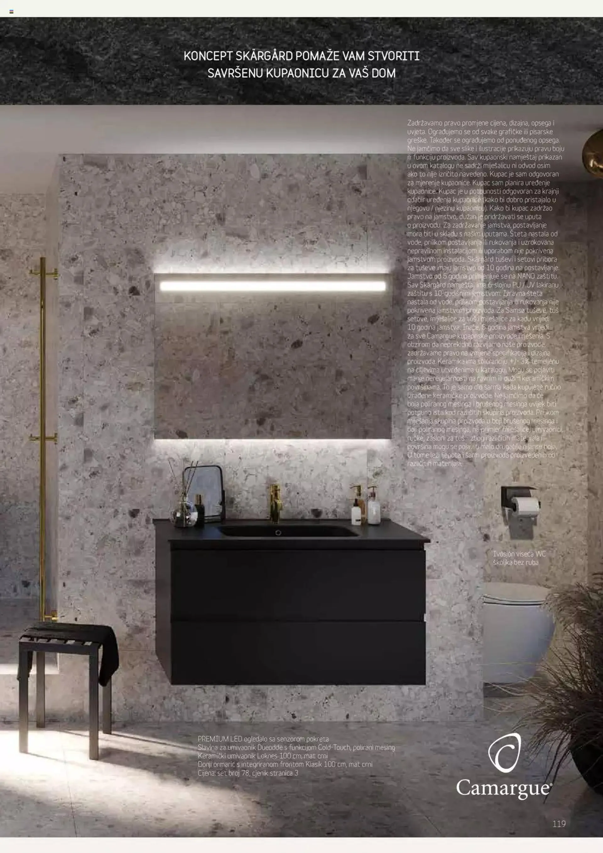 Katalog Katalog Camargue kupaonica Skargard Bauhaus od 10. ožujka do 31. prosinca 2023. - Pregled Stranica 119