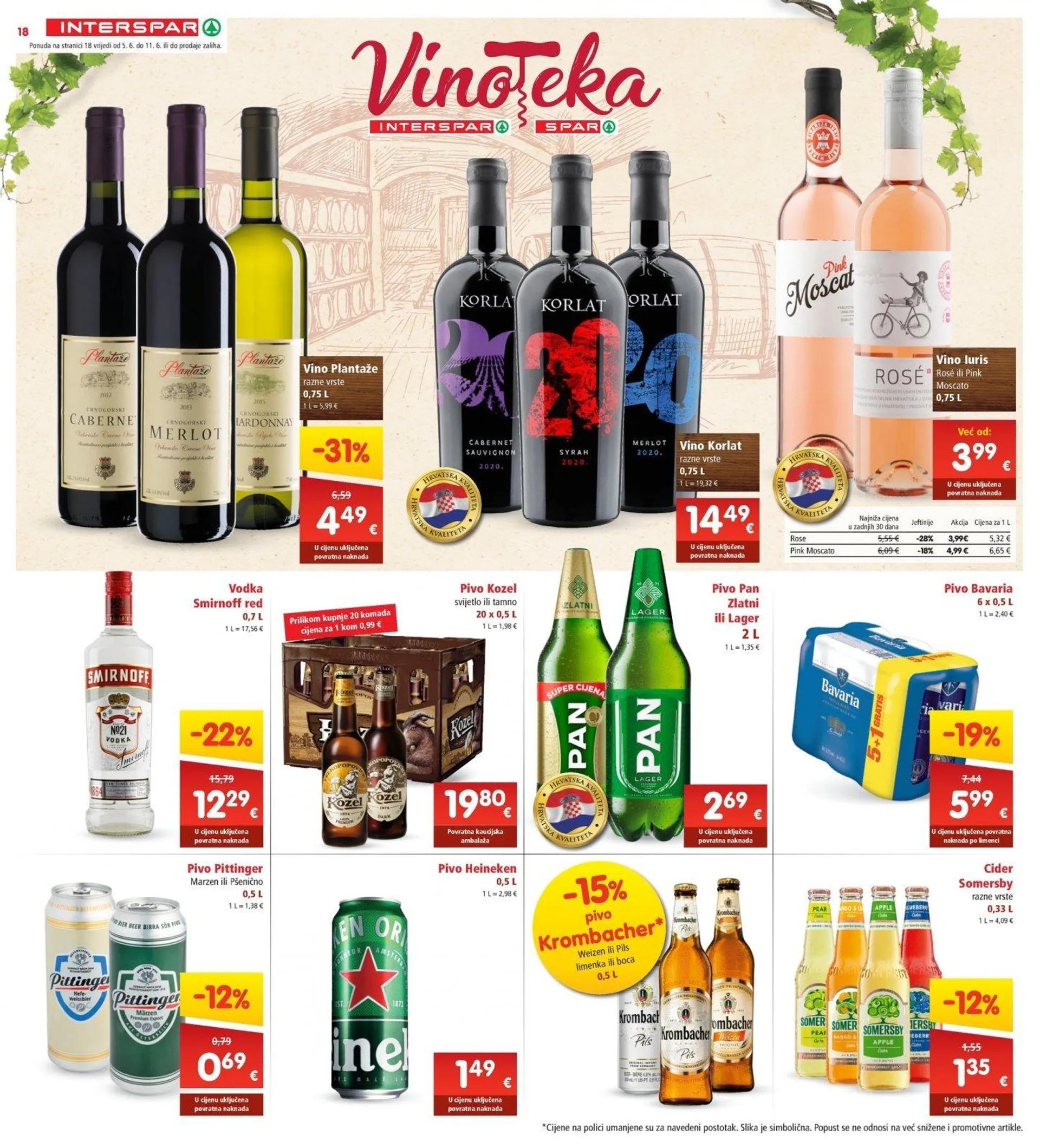 Katalog Interspar katalog do 11.06.2024 od 5. lipnja do 11. lipnja 2024. - Pregled Stranica 18