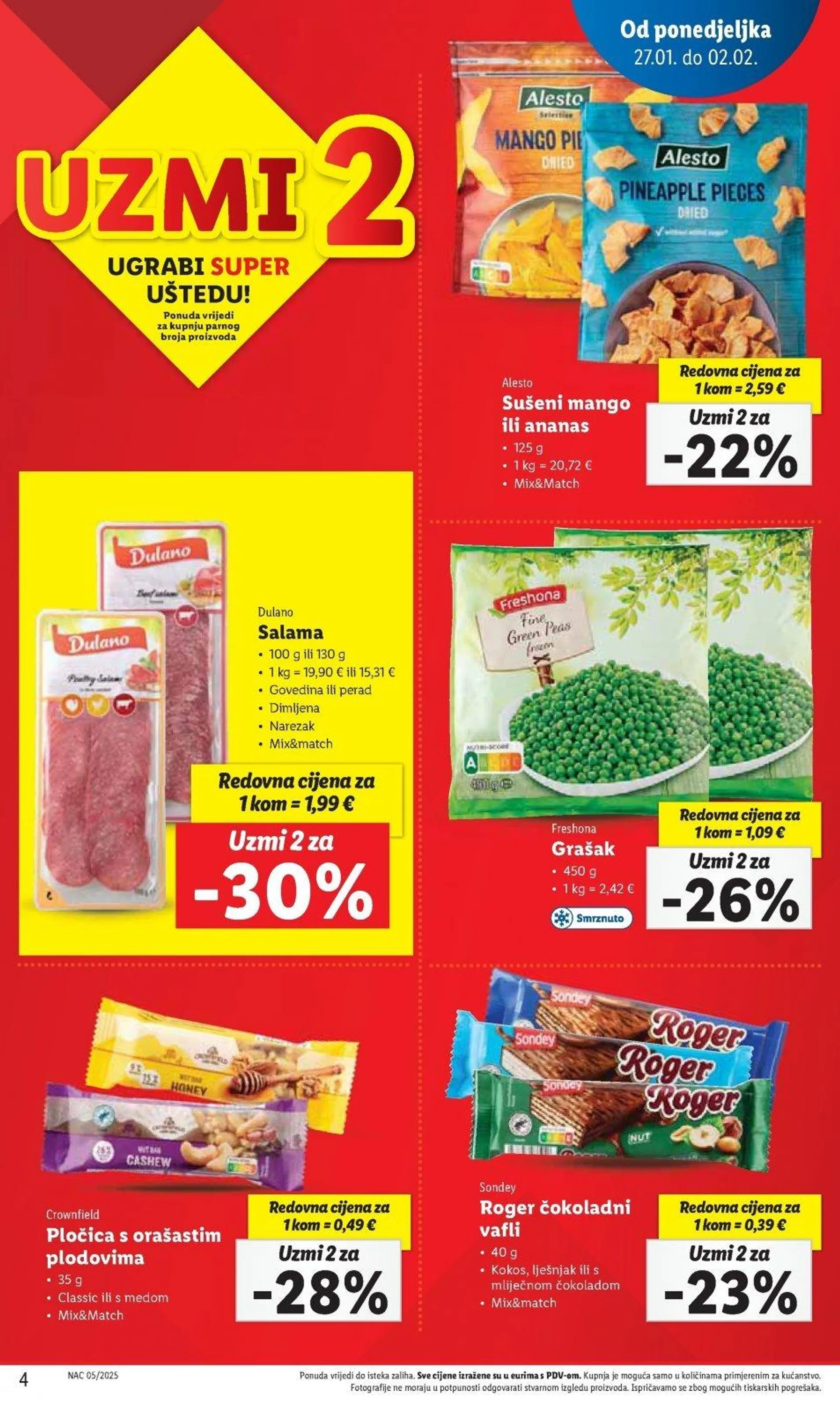 Katalog Lidl katalog do 02.02.2025 od 23. siječnja do 2. veljače 2025. - Pregled Stranica 4