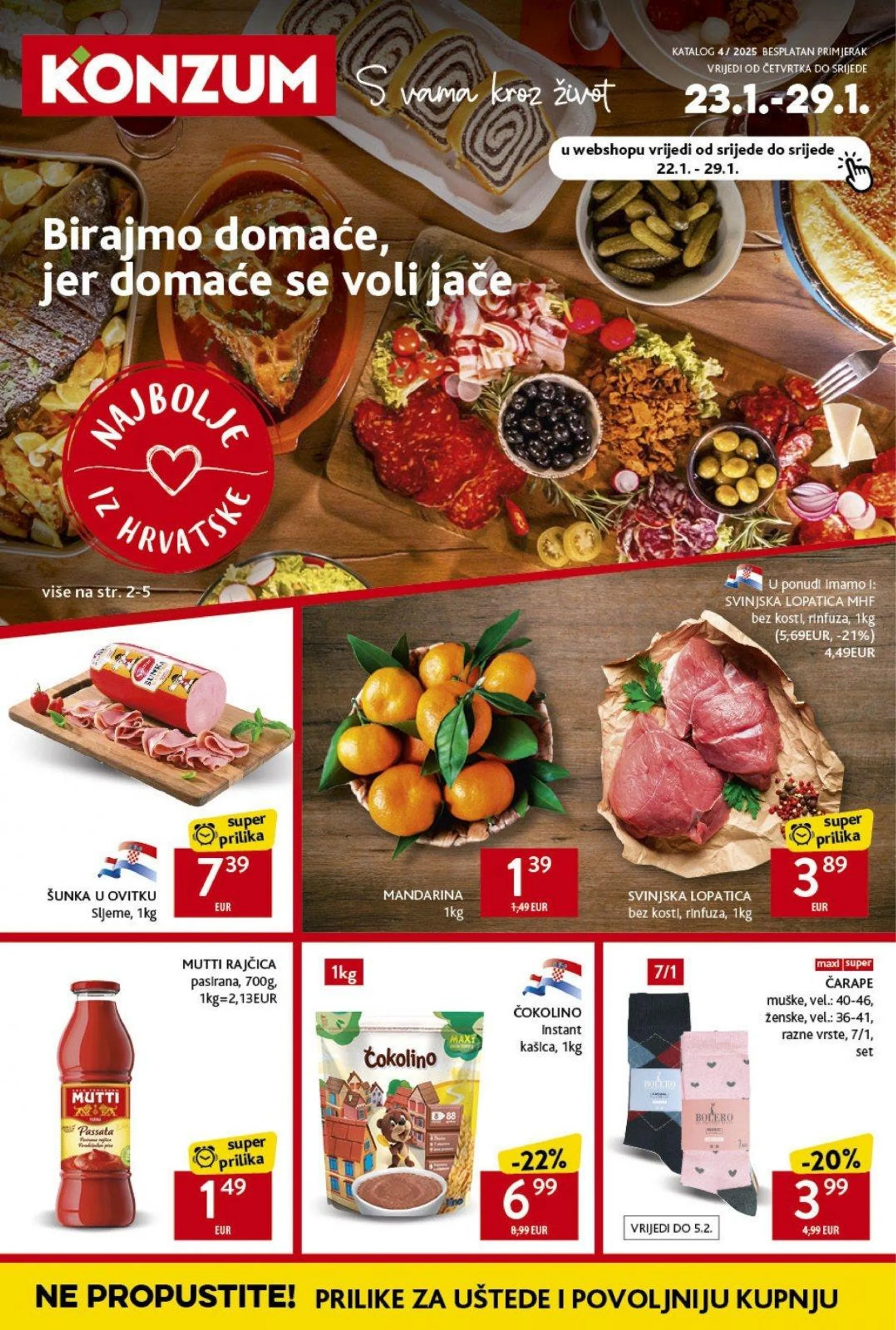 Konzum katalog do 29.01.2025 - 0