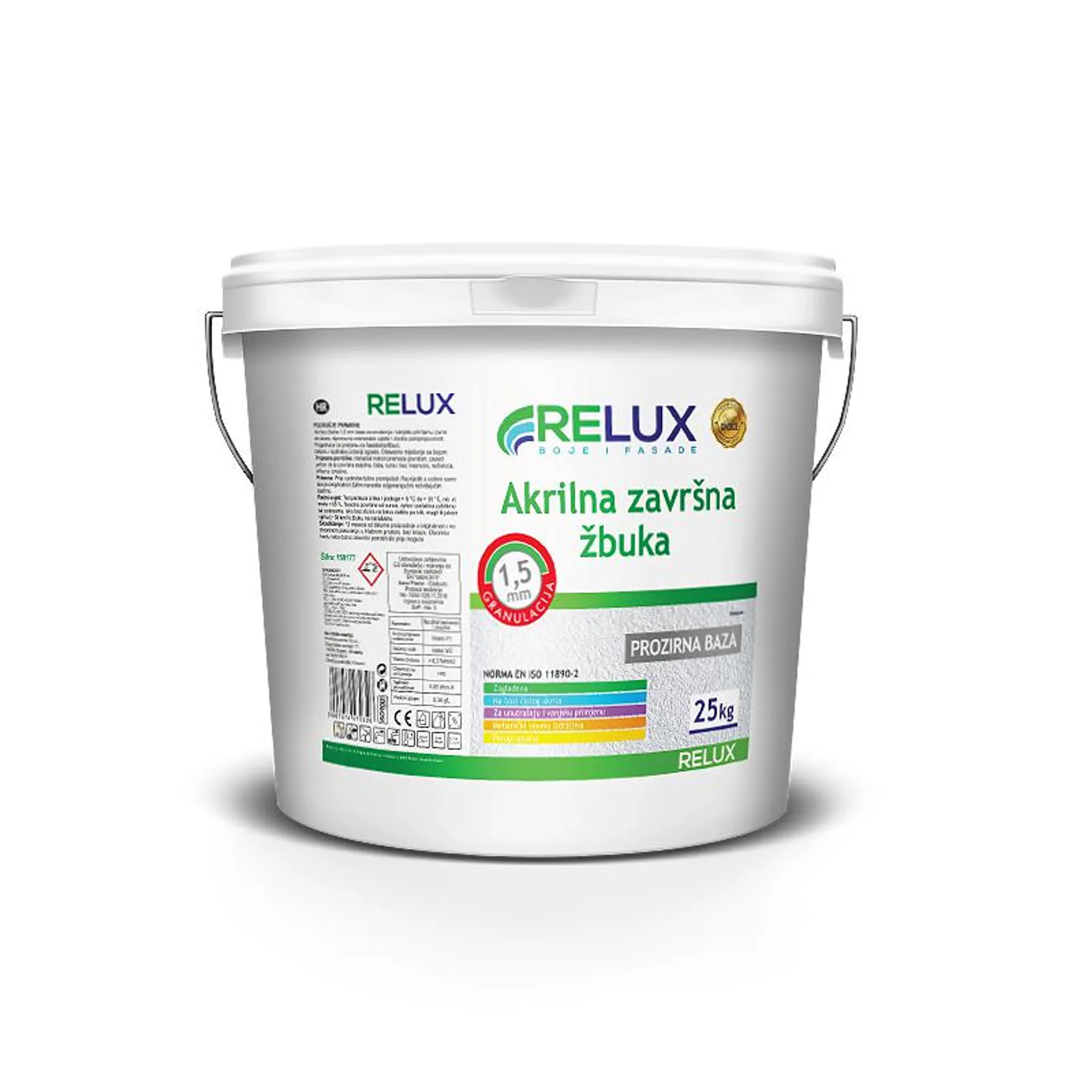 Akrilna žbuka baza Relux 1,5 mm, 25 kg