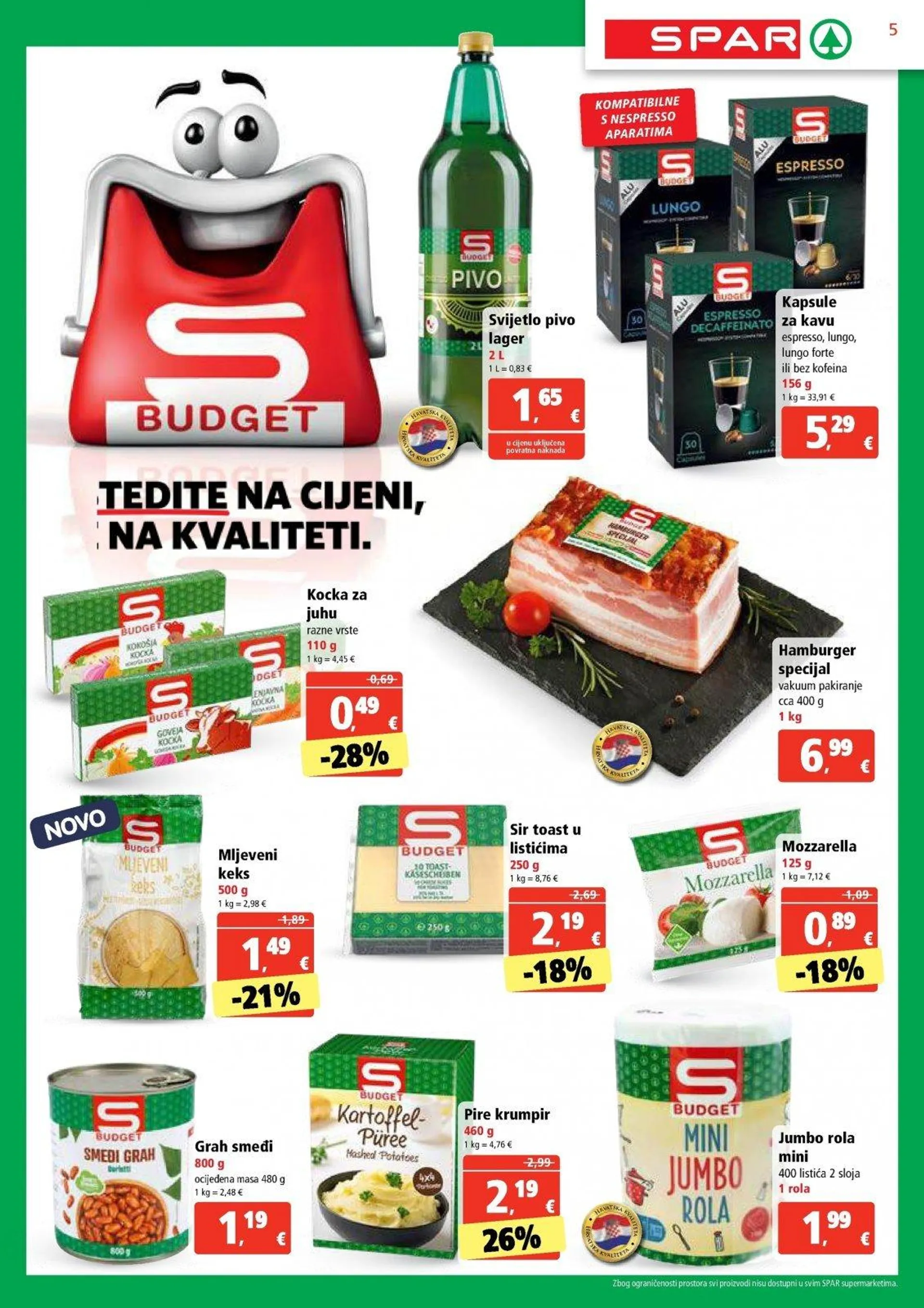 Katalog Spar katalog do 25.02.2025 od 19. veljače do 25. veljače 2025. - Pregled Stranica 5