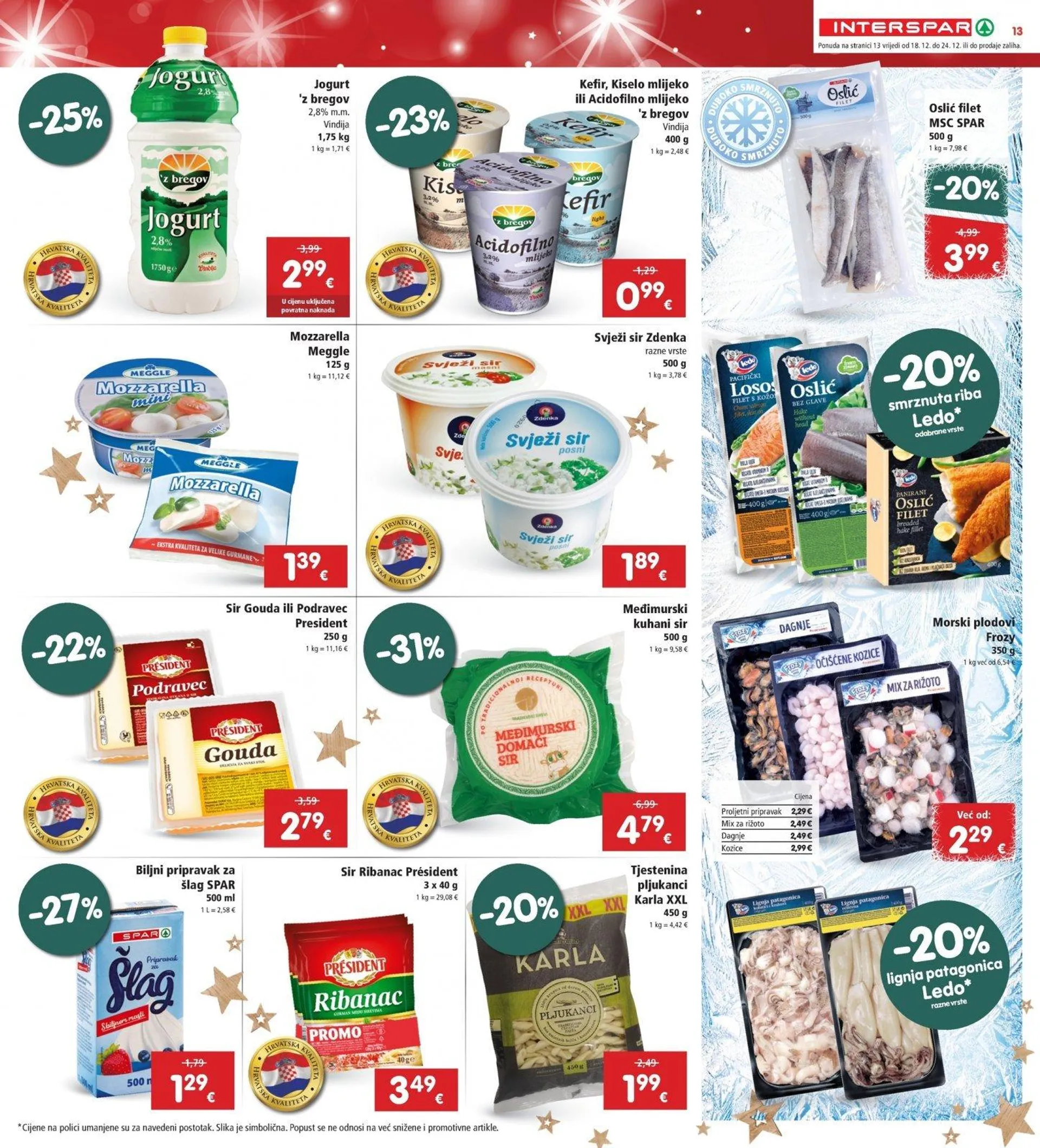 Katalog Interspar katalog do 24.12.2024 od 18. prosinca do 24. prosinca 2024. - Pregled Stranica 13