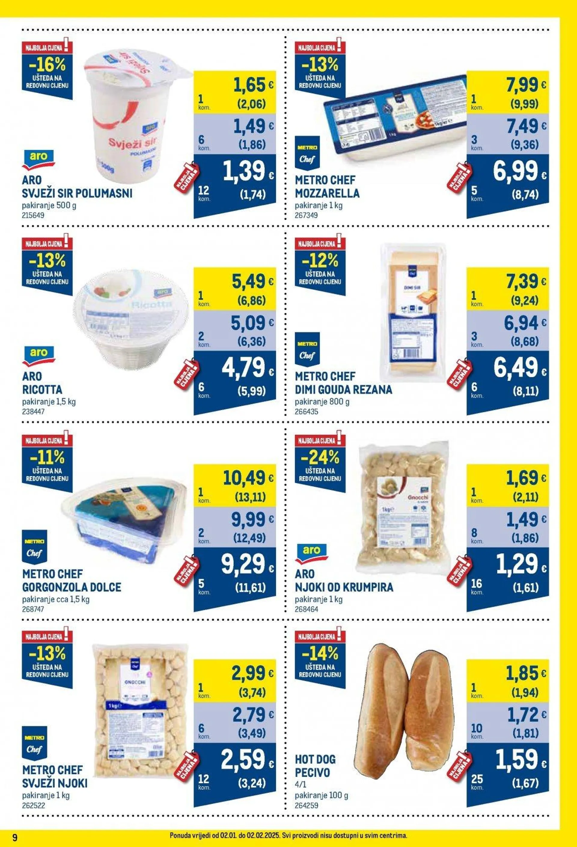 Katalog Metro katalog do 31.01.2025 od 9. siječnja do 31. siječnja 2025. - Pregled Stranica 9