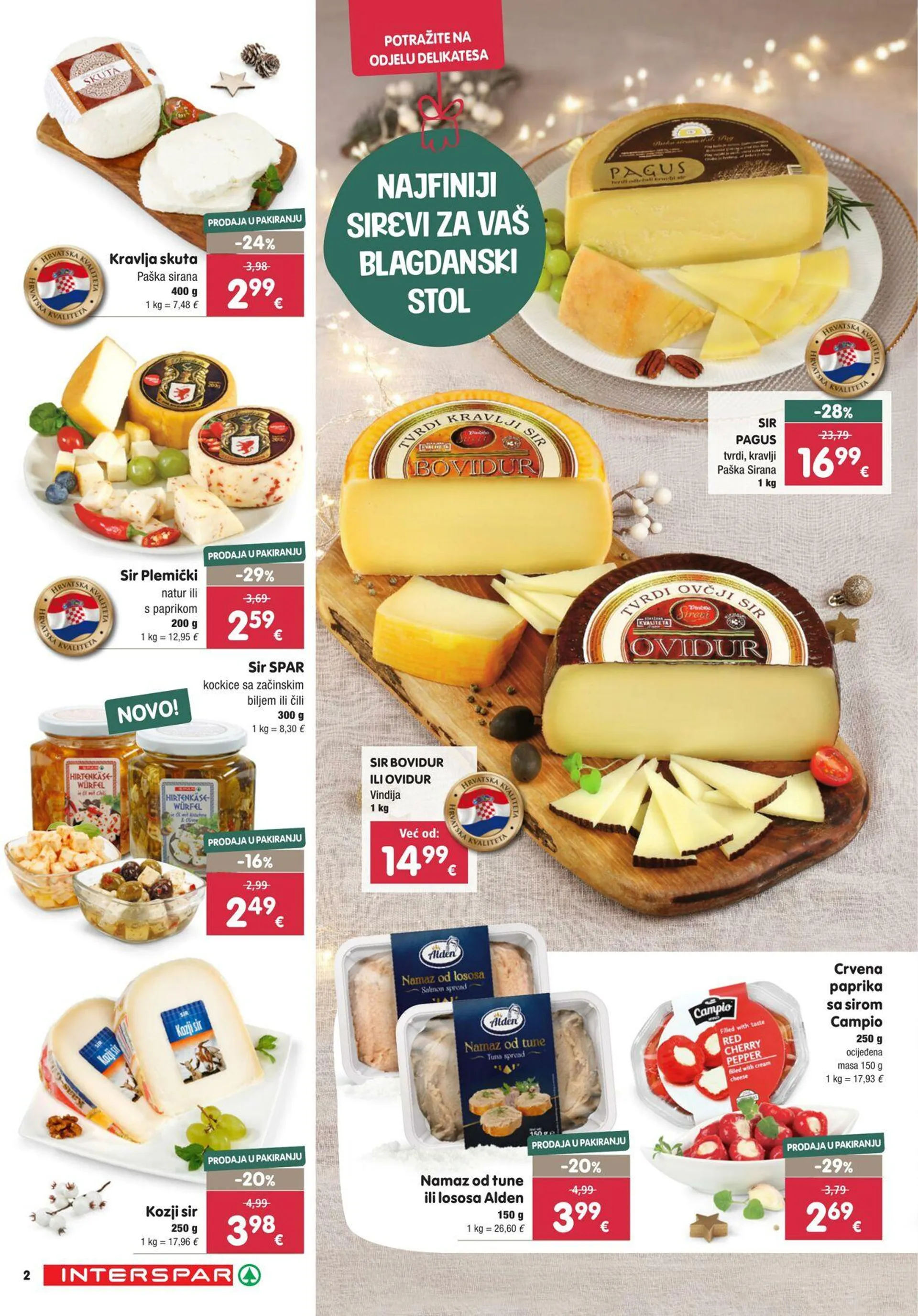 Katalog Spar od 28. studenoga do 31. prosinca 2024. - Pregled Stranica 2