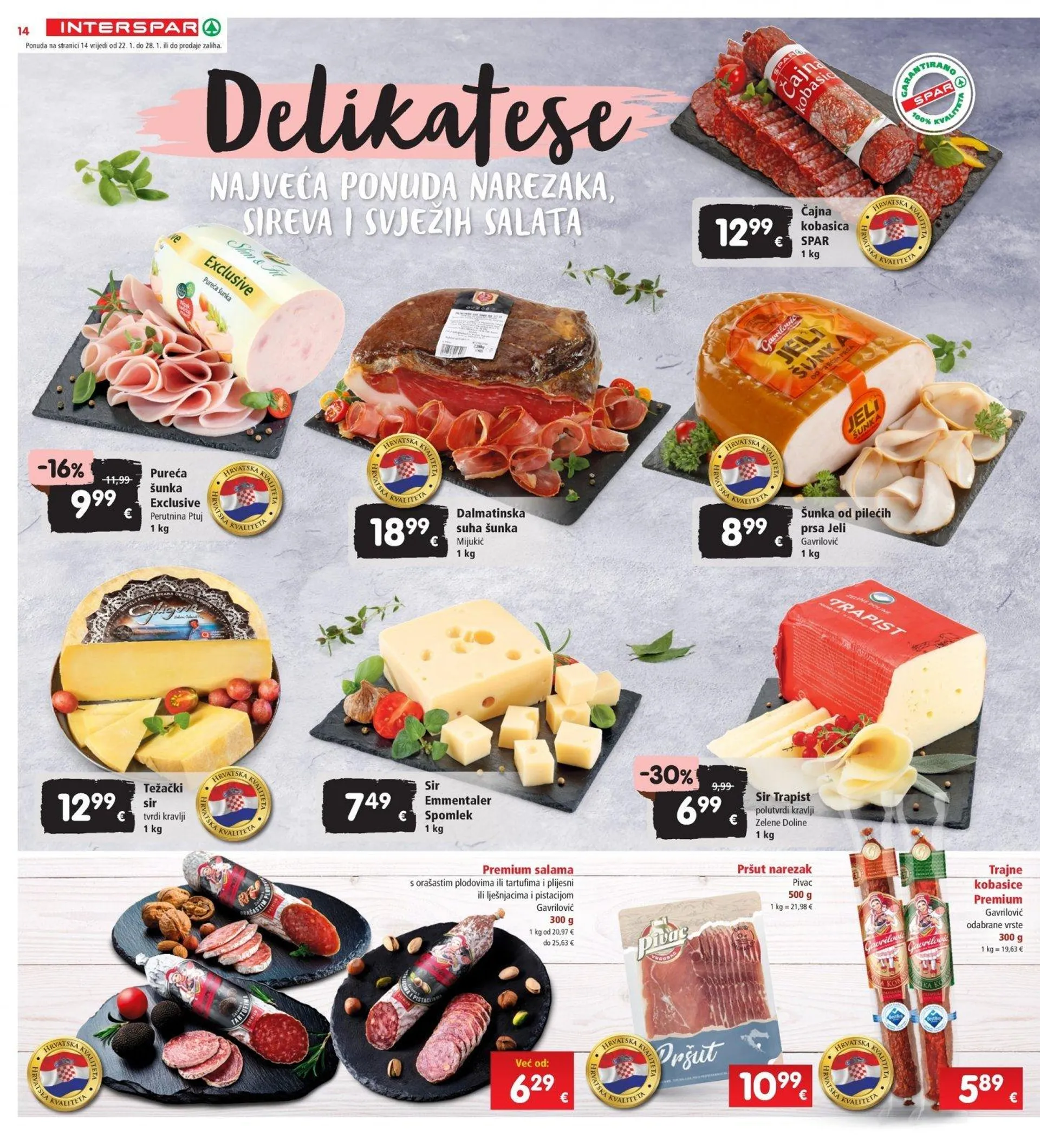 Katalog Interspar katalog do 28.01.2025 od 22. siječnja do 28. siječnja 2025. - Pregled Stranica 14