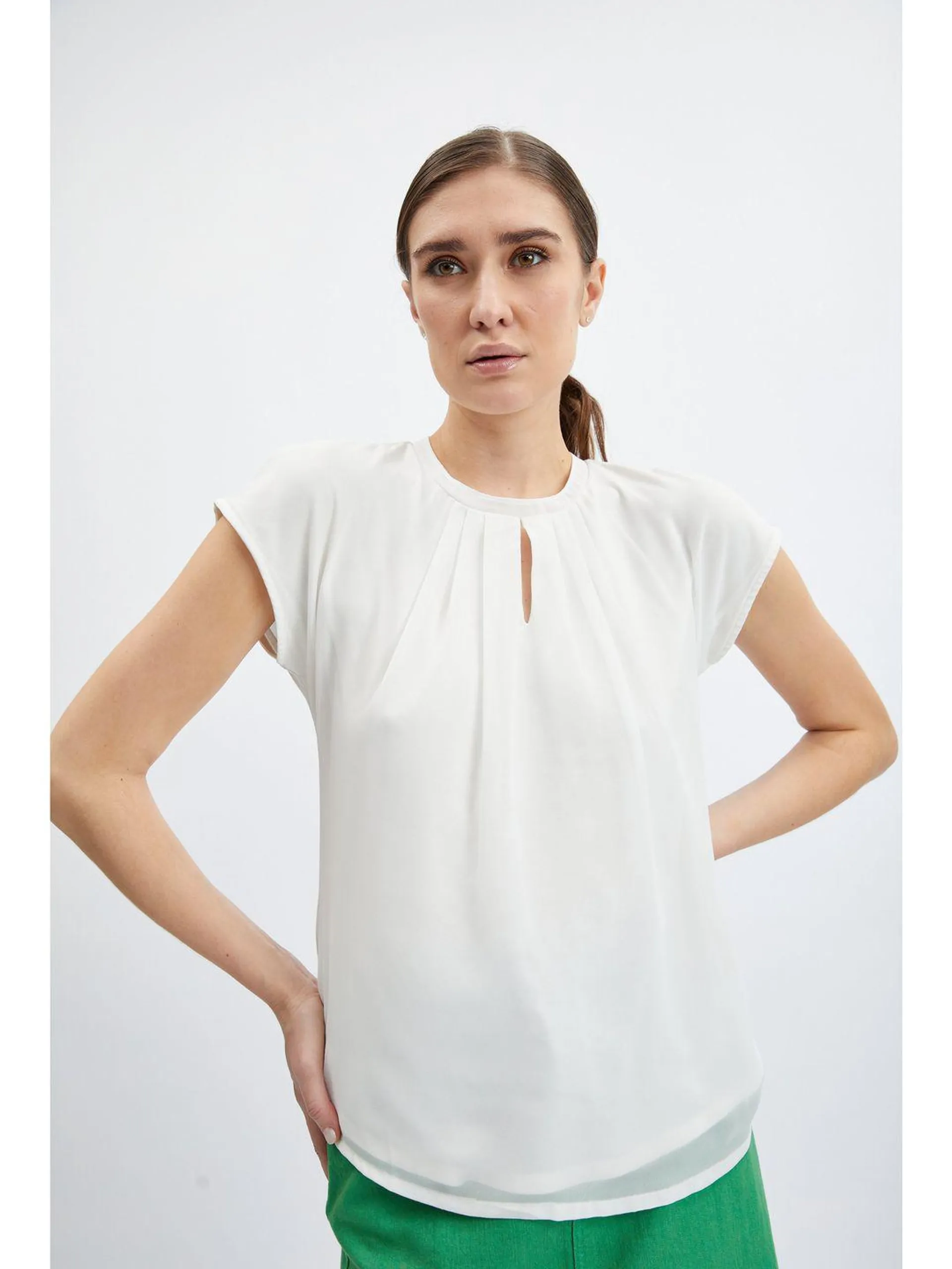 Bijela ženska bluza ORSAY