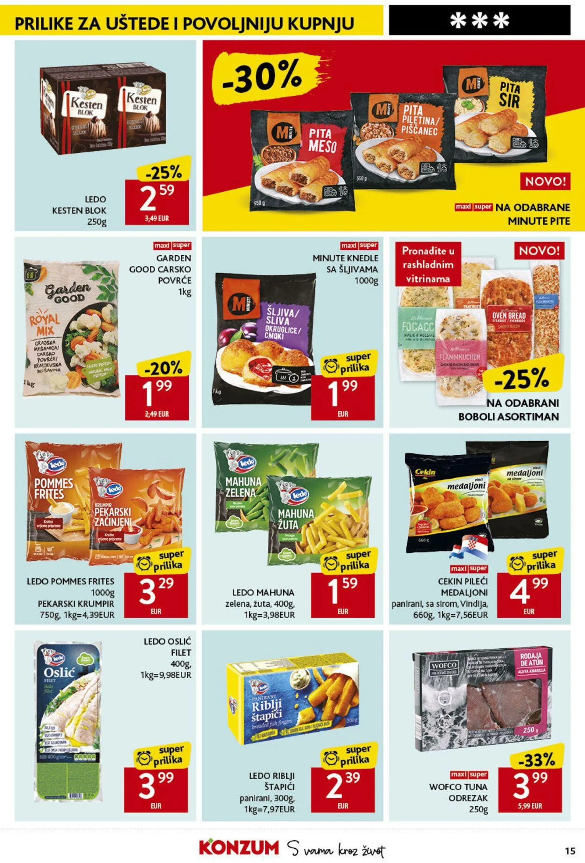 Katalog Konzum od 22. listopada do 30. listopada 2024. - Pregled Stranica 15