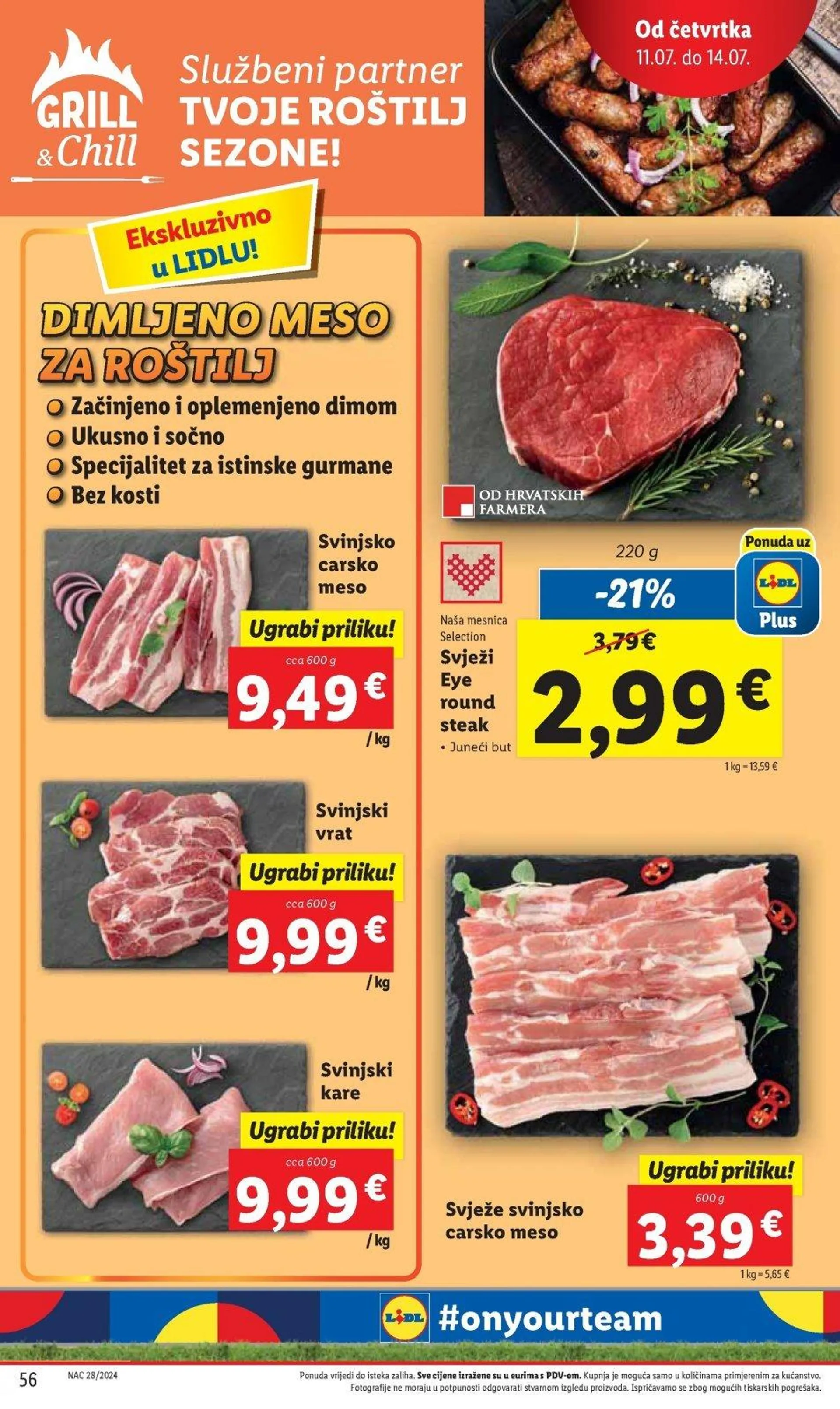 Katalog Lidl katalog do 14.07.2024 od 4. srpnja do 14. srpnja 2024. - Pregled Stranica 56