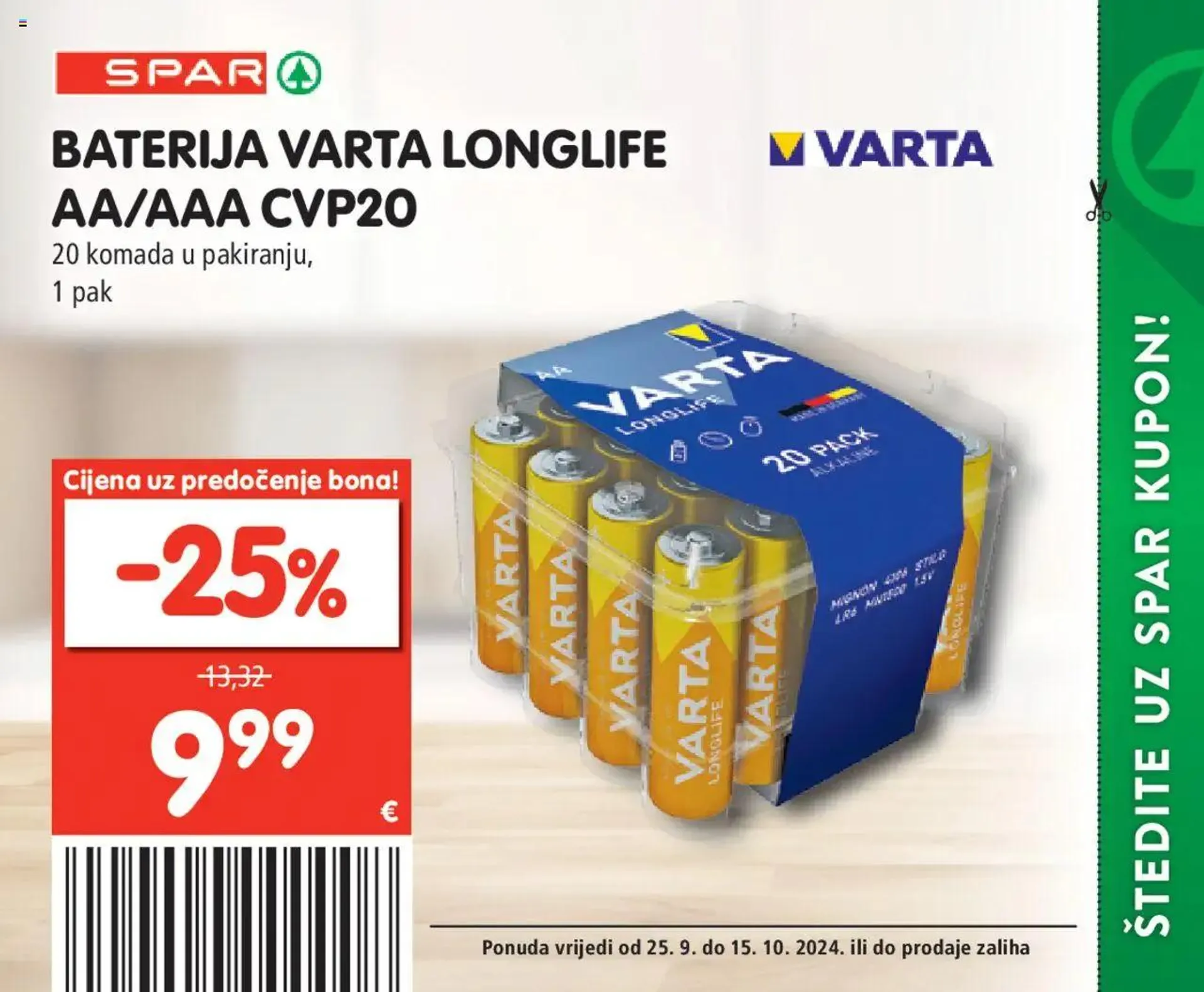 Katalog Posebne pogodnosti Spar od 25. rujna do 15. listopada 2024. - Pregled Stranica 16