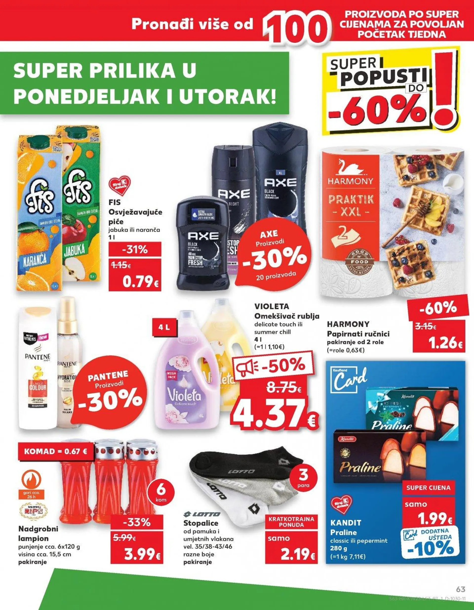 Katalog Kaufland katalog do 11.06.2024 od 5. lipnja do 11. lipnja 2024. - Pregled Stranica 63