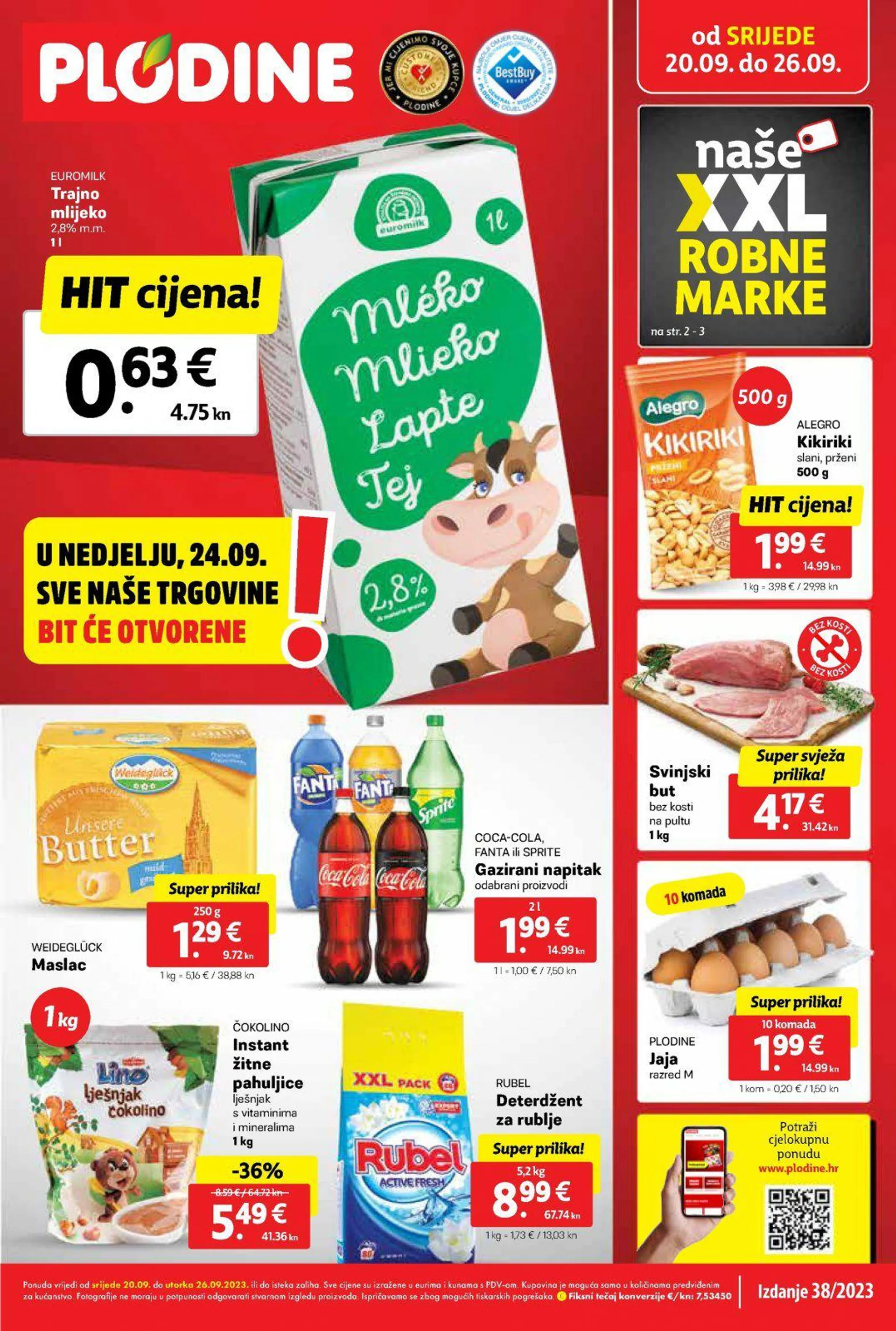 Katalog Plodine katalog do 26.09.2023 od 20. rujna do 26. rujna 2023. - Pregled Stranica 1