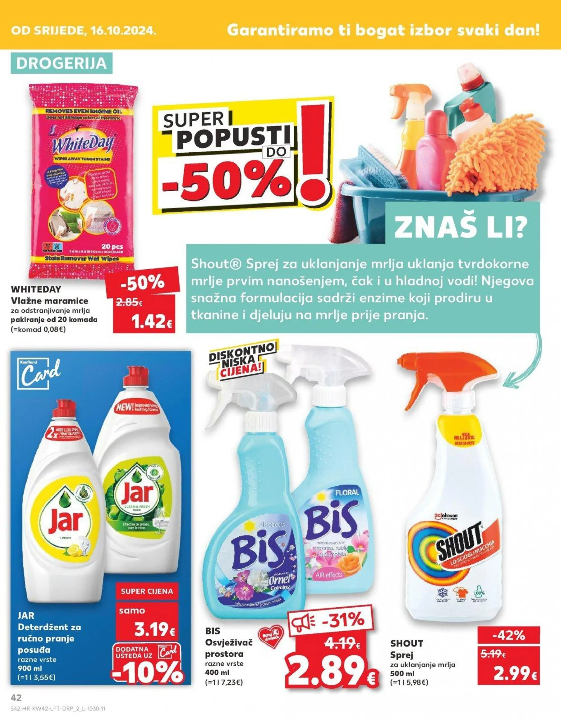 Katalog Kaufland katalog do 22.10.2024 od 16. listopada do 22. listopada 2024. - Pregled Stranica 42