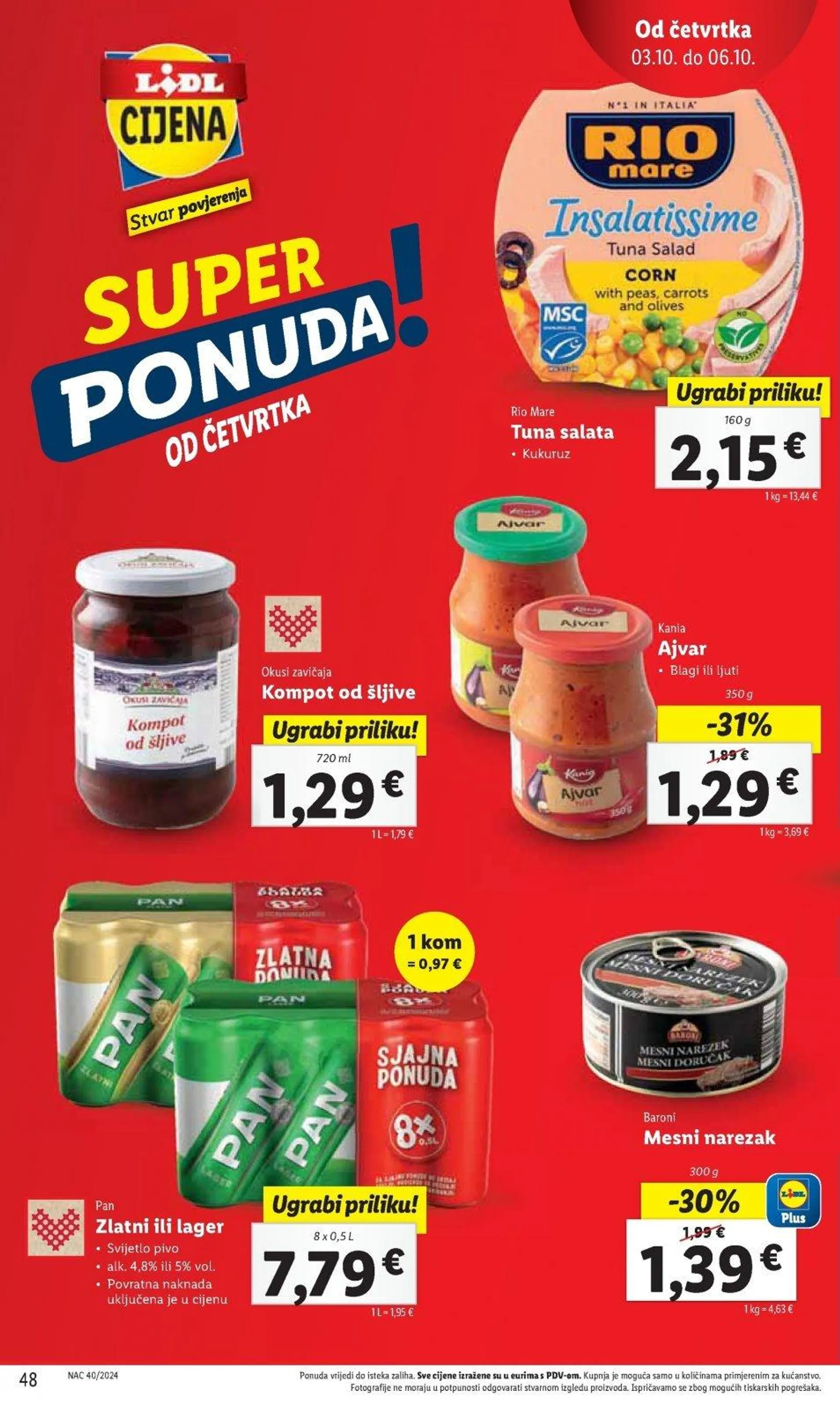 Katalog Lidl katalog do 06.10.2024 od 27. rujna do 6. listopada 2024. - Pregled Stranica 48