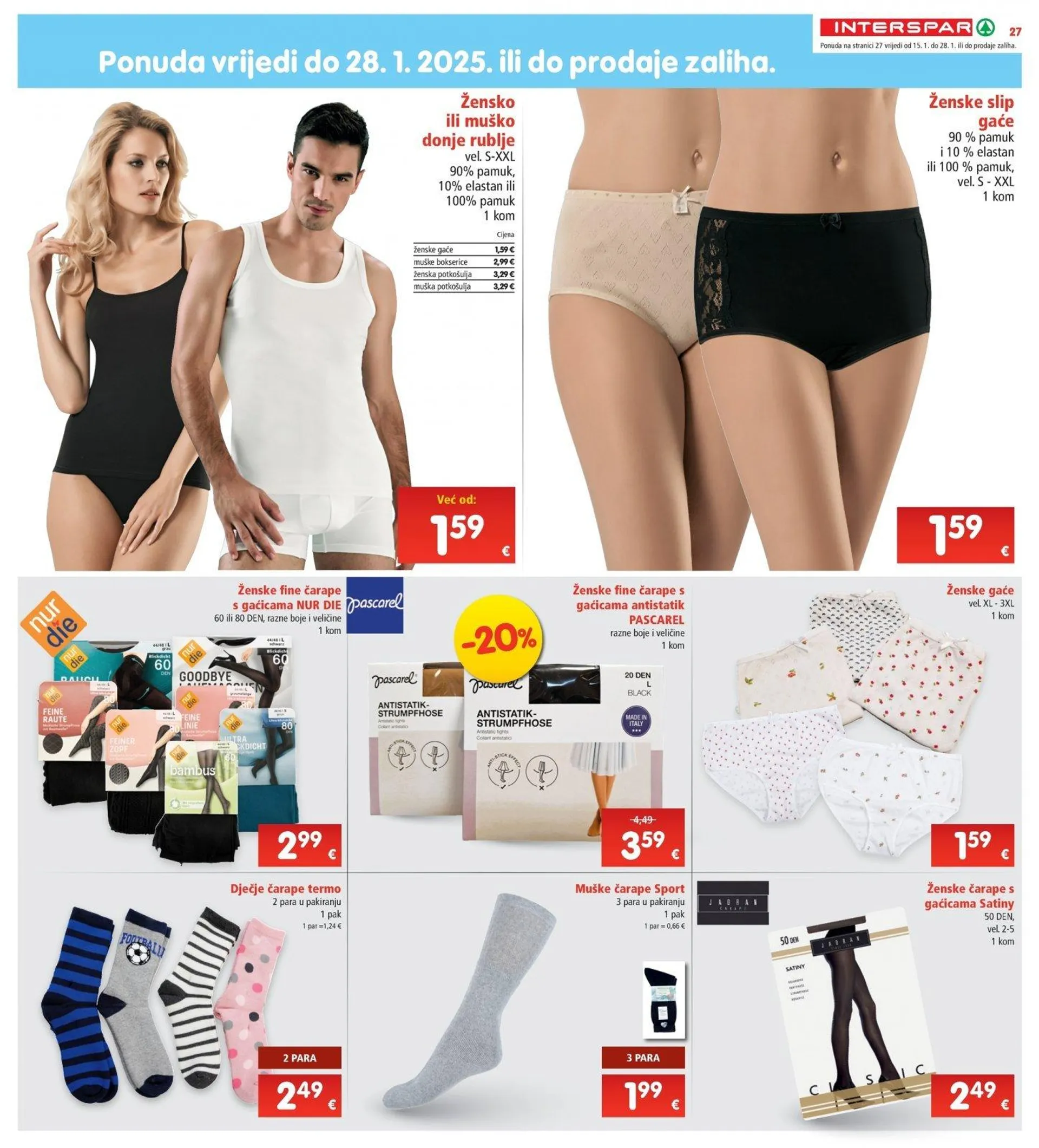 Katalog Interspar katalog do 21.01.2025 od 15. siječnja do 21. siječnja 2025. - Pregled Stranica 27