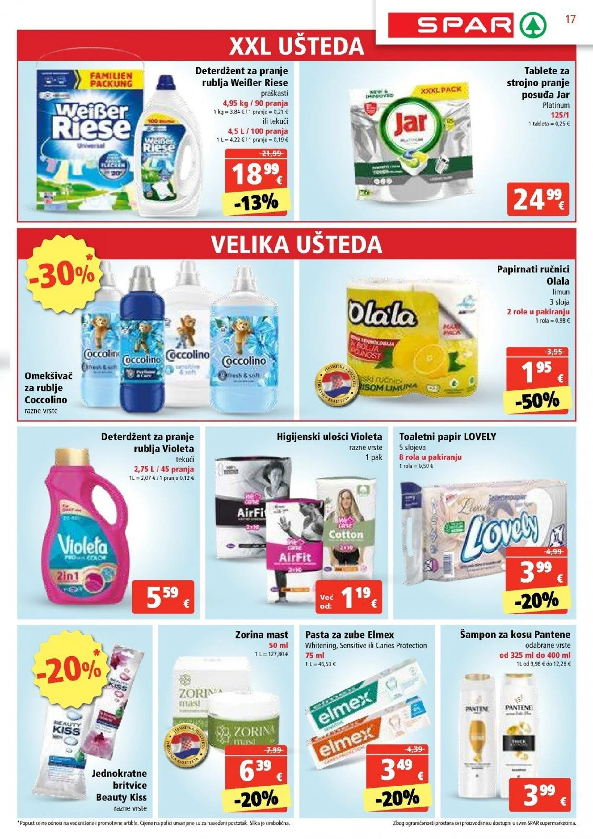 Katalog Spar katalog do 28.01.2025 od 22. siječnja do 28. siječnja 2025. - Pregled Stranica 17