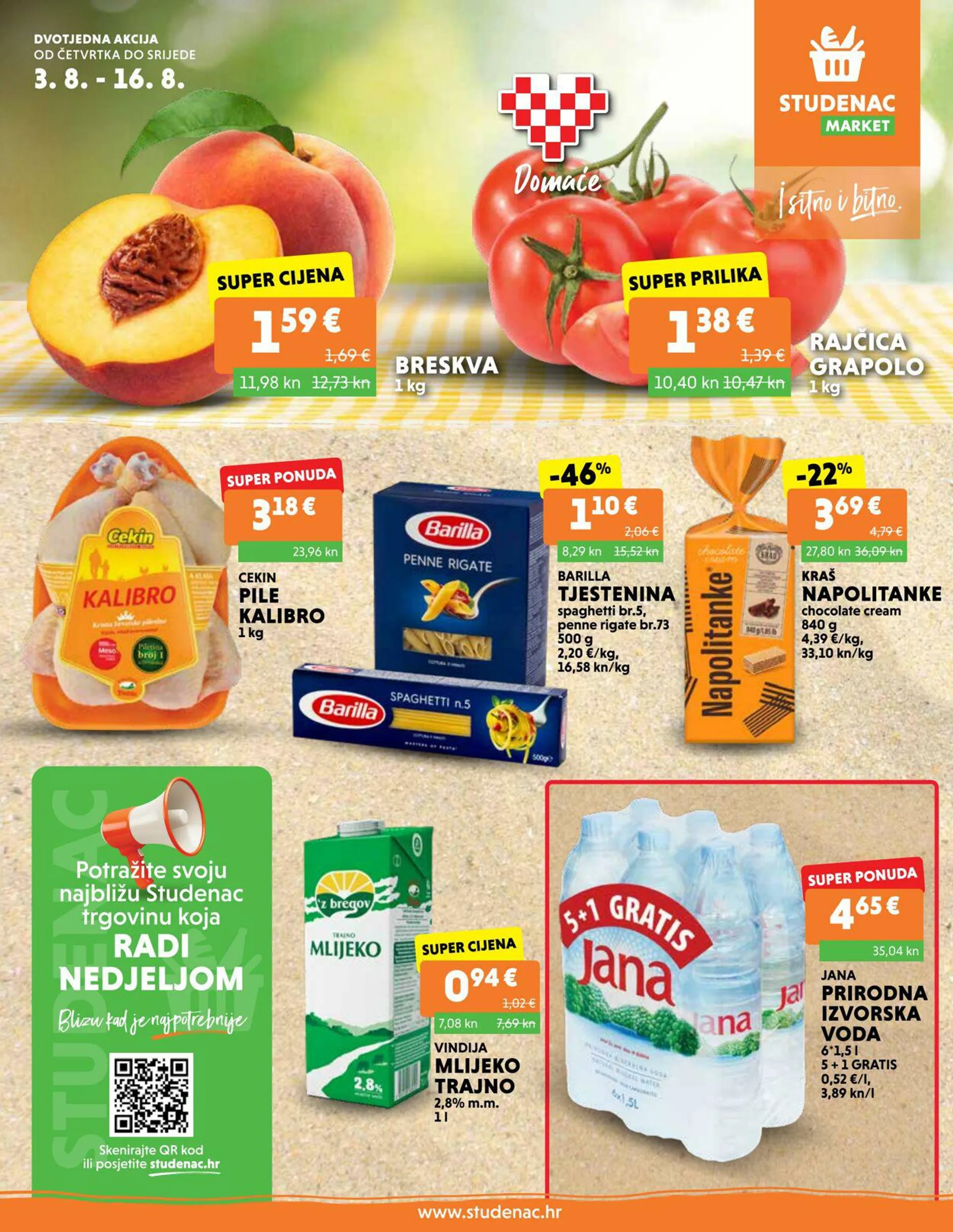 Katalog Studenac od 3. kolovoza do 16. kolovoza 2023. - Pregled Stranica 1
