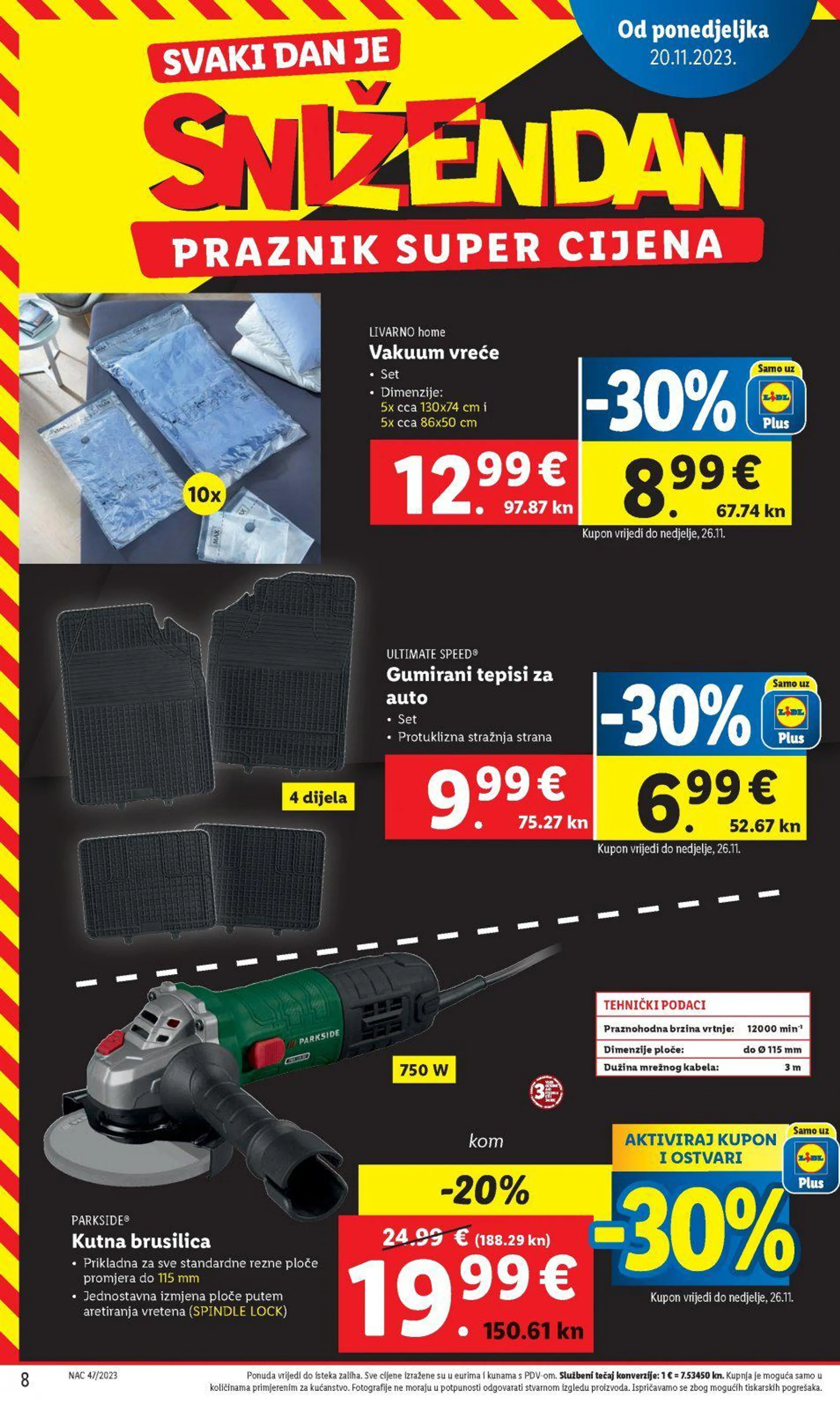 Katalog Lidl katalog do 26.11.2023 od 16. studenoga do 26. studenoga 2023. - Pregled Stranica 8