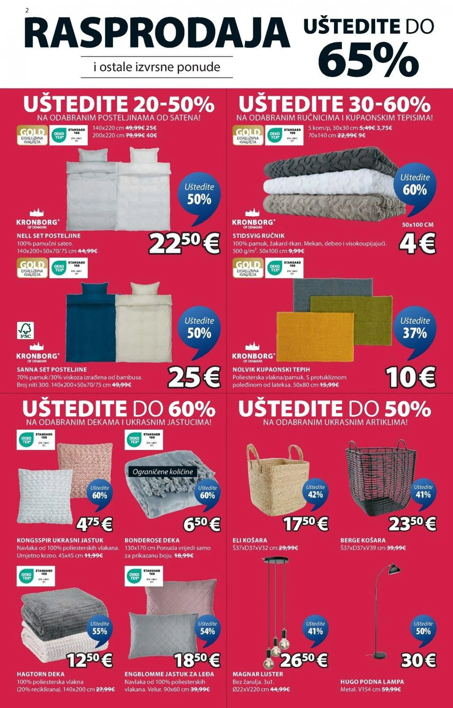 Katalog JYSK katalog do 14.01.2025 od 8. siječnja do 14. siječnja 2025. - Pregled Stranica 3