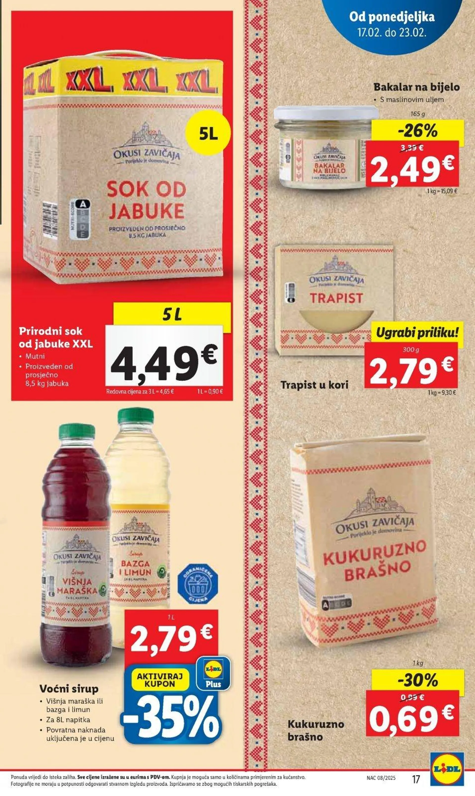 Katalog Lidl katalog do 23.02.2025 od 13. veljače do 23. veljače 2025. - Pregled Stranica 17