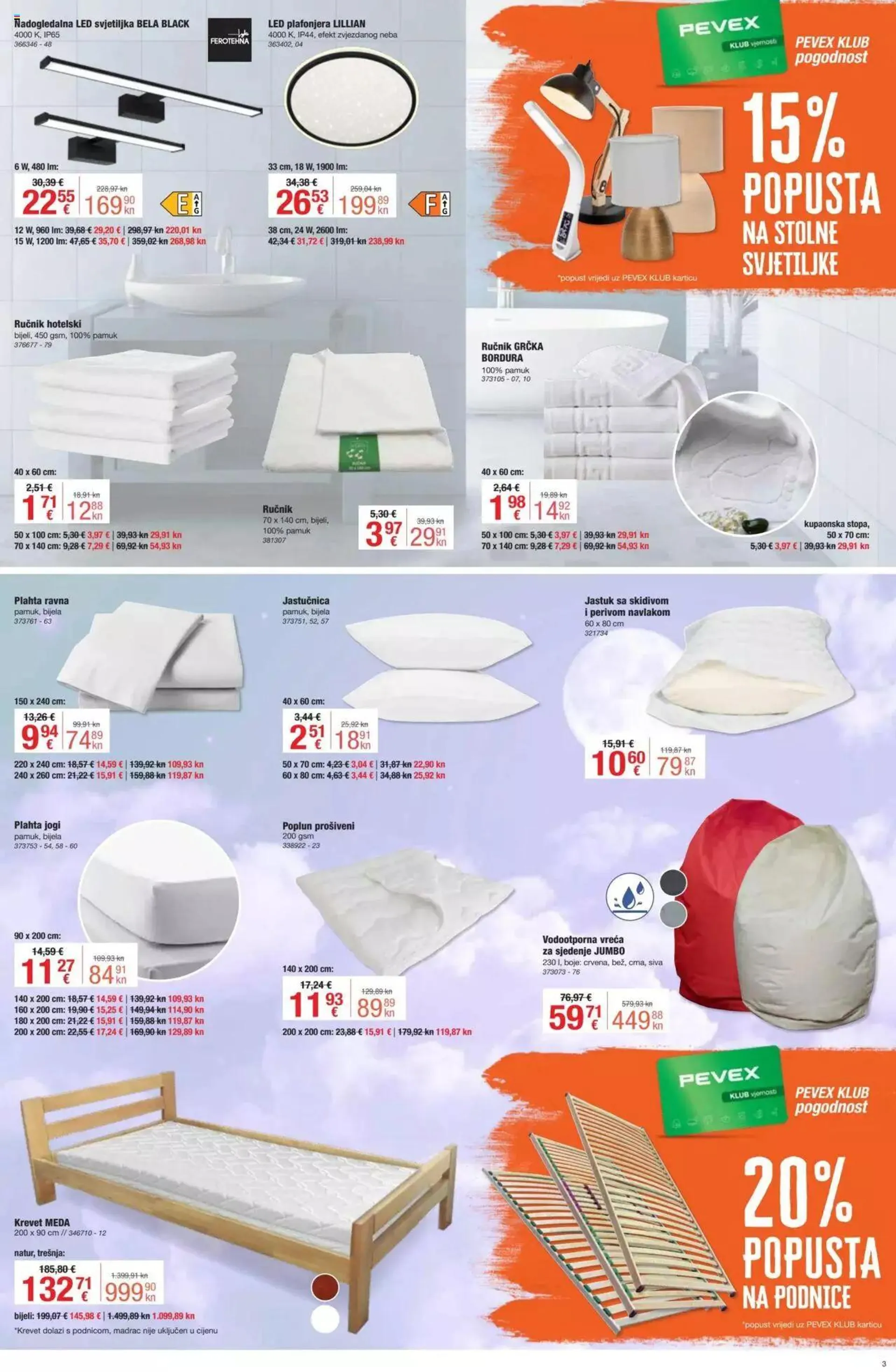 Katalog Uredite svoj savršeni dom Pevex od 31. kolovoza do 25. rujna 2023. - Pregled Stranica 3