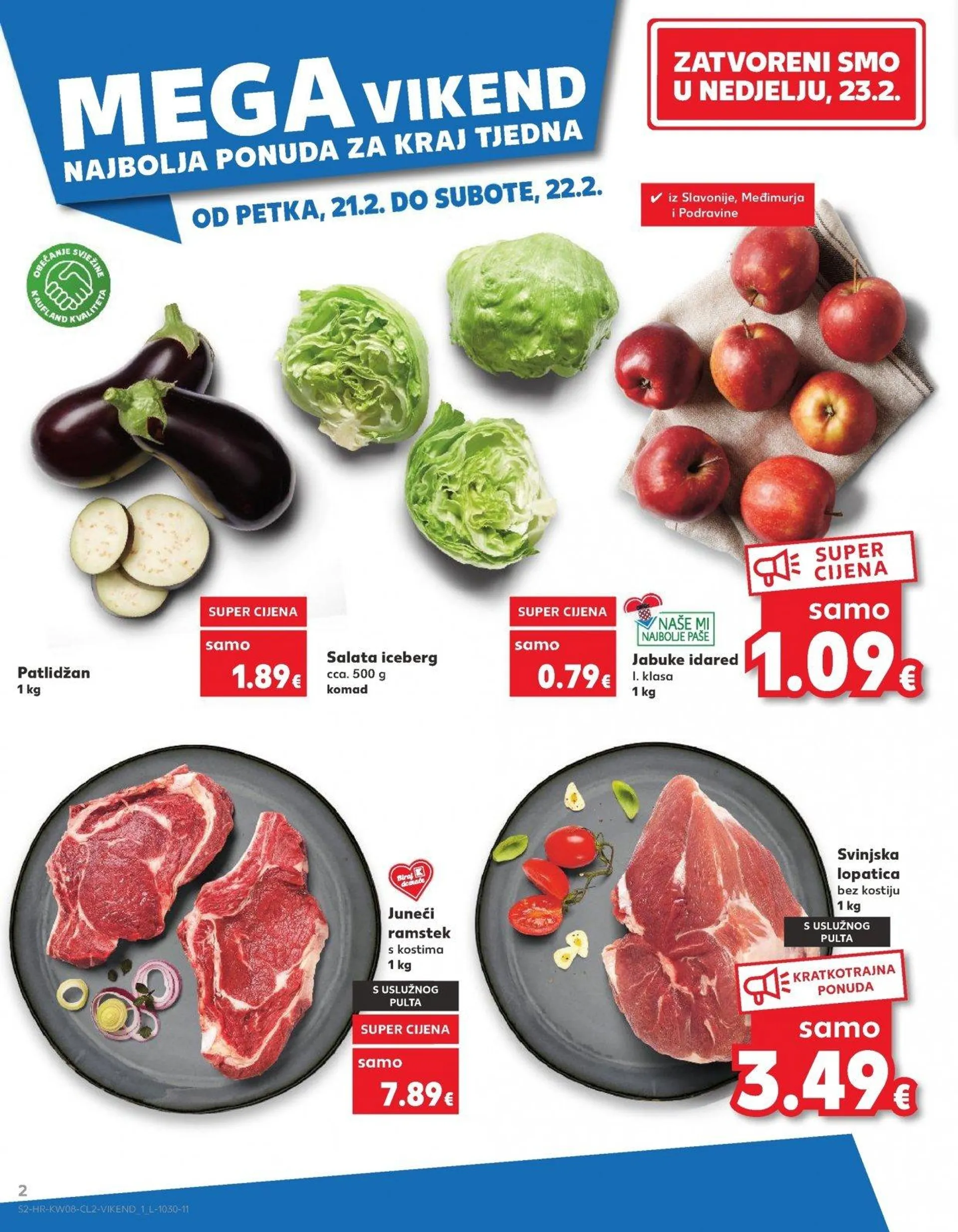 Katalog Kaufland katalog do 25.02.2025 od 19. veljače do 25. veljače 2025. - Pregled Stranica 2