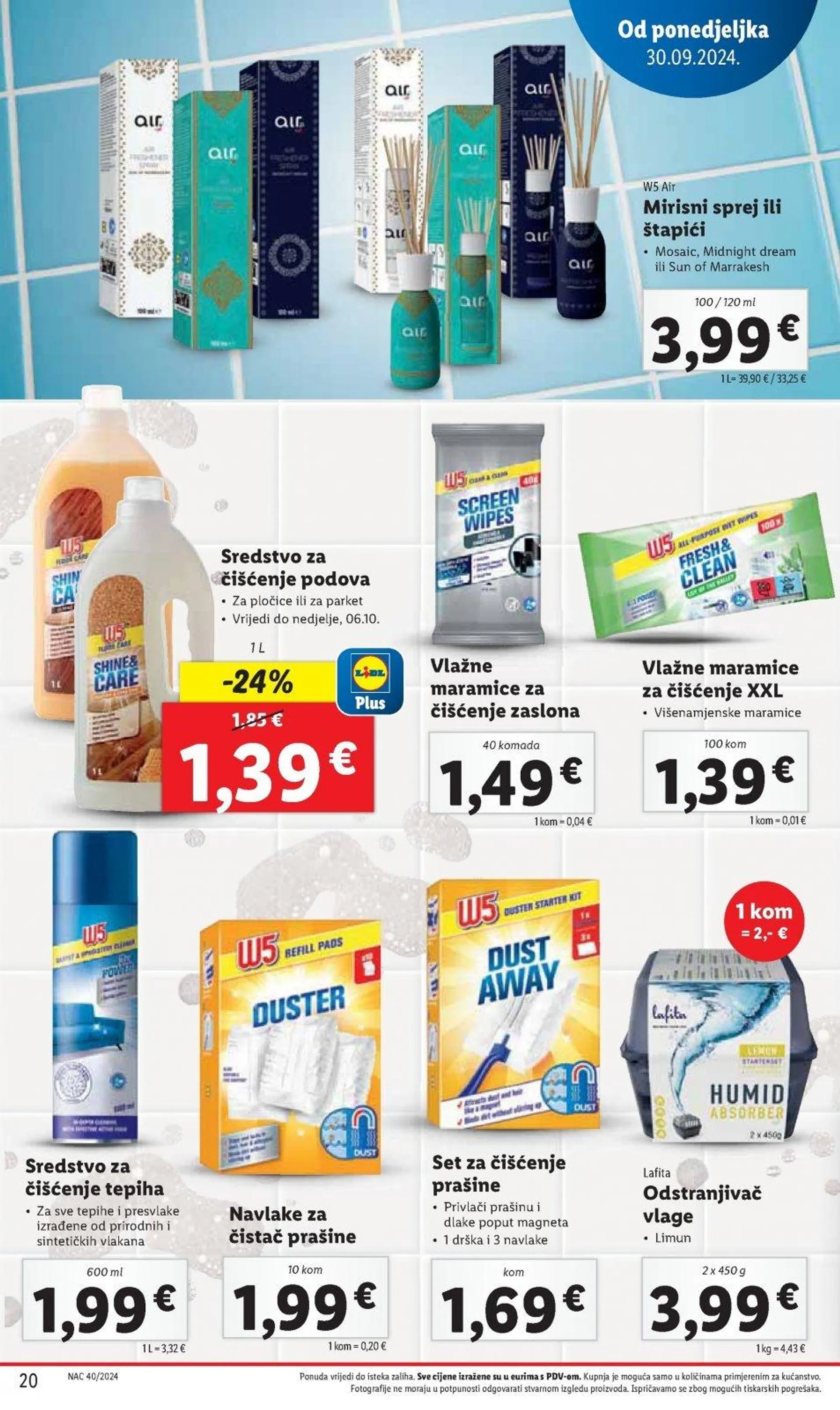 Katalog Lidl katalog do 06.10.2024 od 27. rujna do 6. listopada 2024. - Pregled Stranica 20