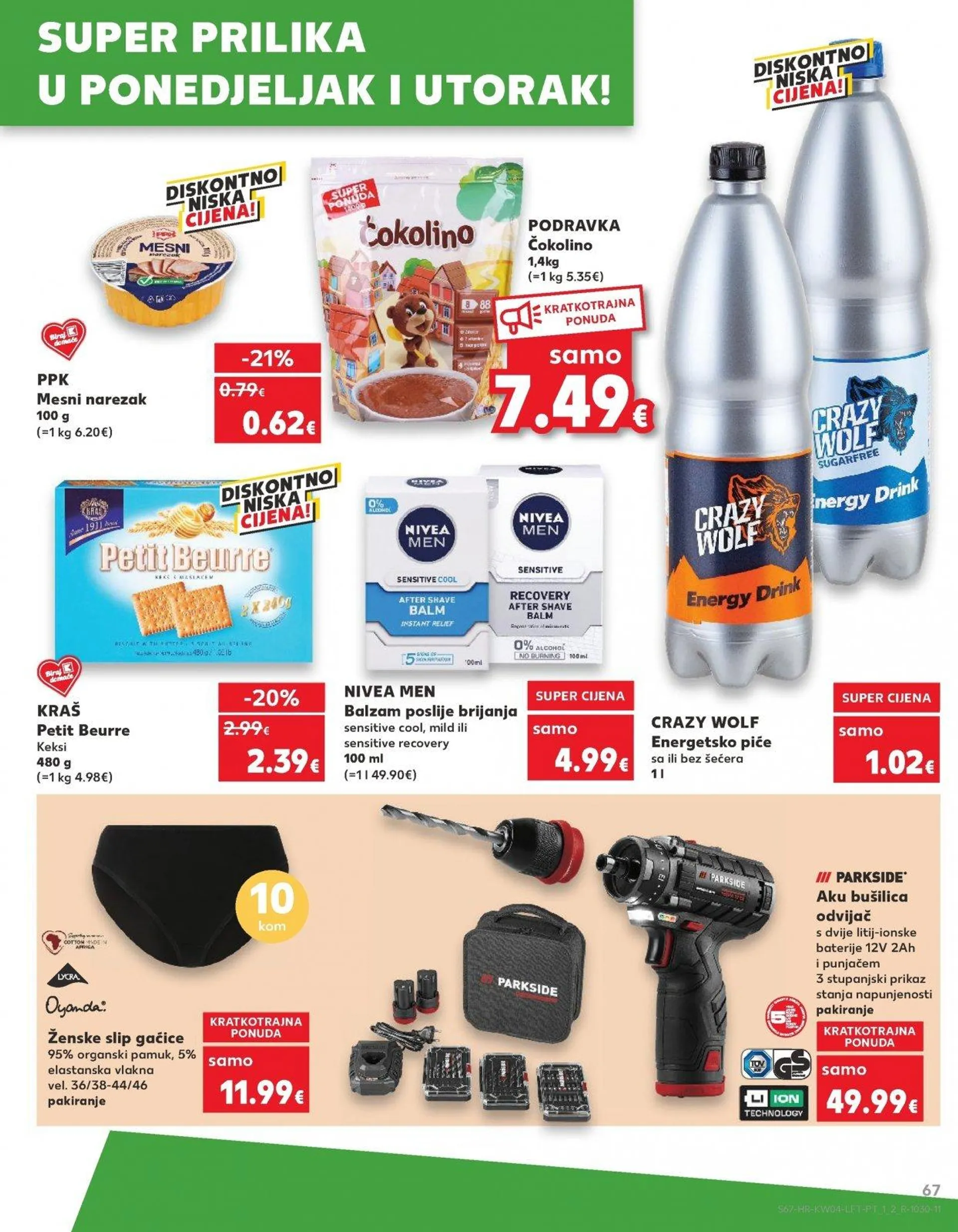 Katalog Kaufland katalog do 28.01.2025 od 22. siječnja do 28. siječnja 2025. - Pregled Stranica 67