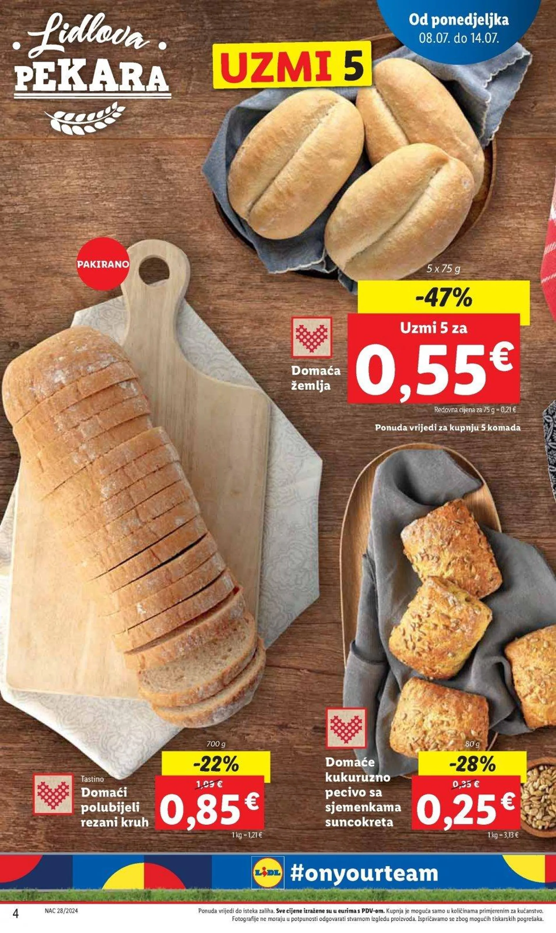 Katalog Lidl katalog do 14.07.2024 od 4. srpnja do 14. srpnja 2024. - Pregled Stranica 4