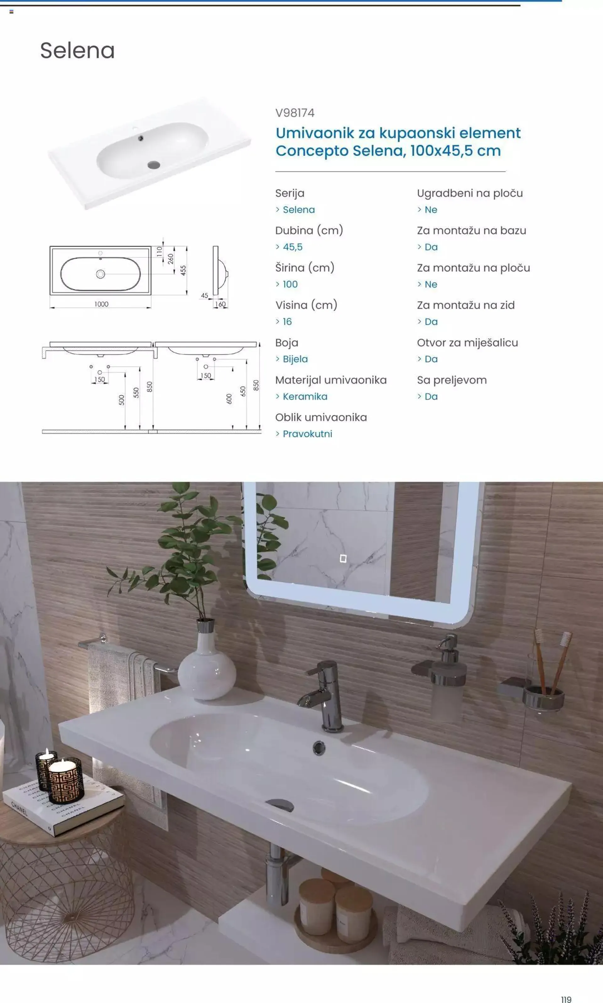 Katalog Concepto sanitarije 2023 Fero-term od 13. ožujka do 31. prosinca 2023. - Pregled Stranica 119