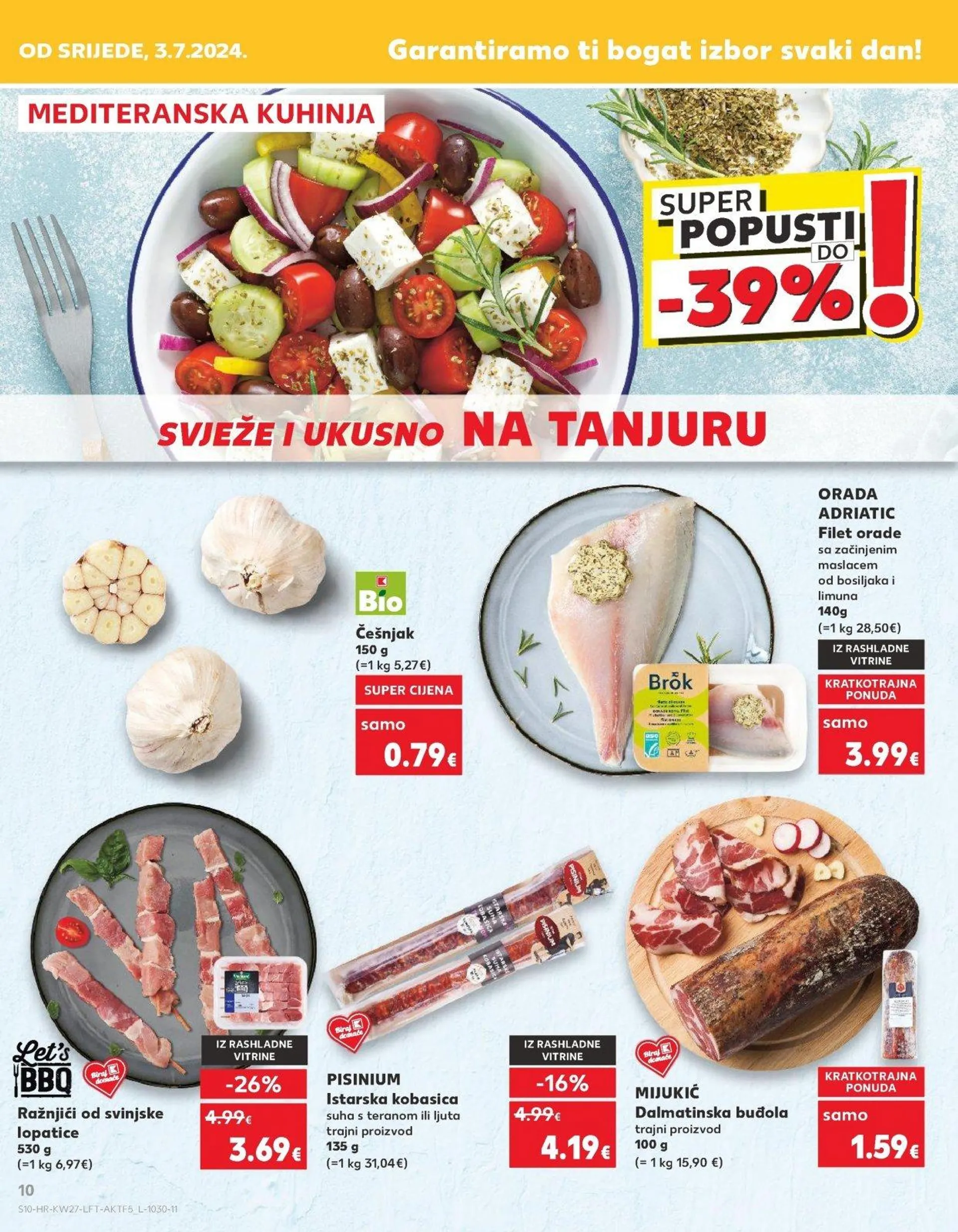 Katalog Kaufland katalog do 09.07.2024 od 3. srpnja do 9. srpnja 2024. - Pregled Stranica 10