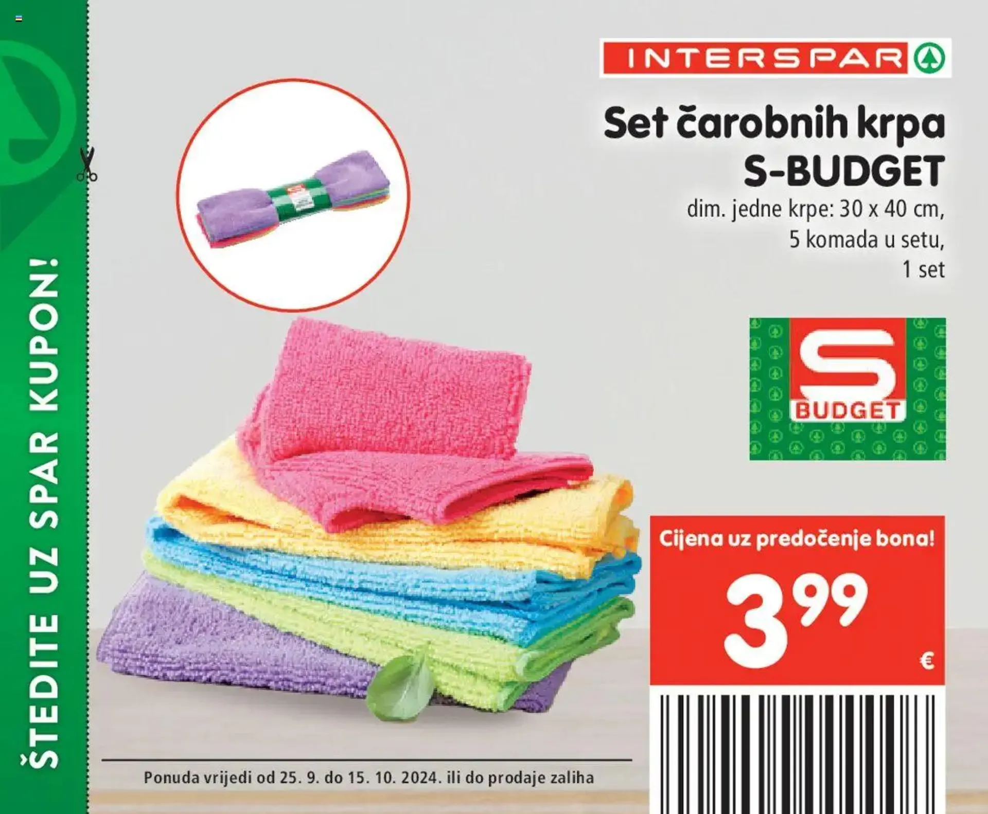 Katalog Posebne pogodnosti Interspar od 25. rujna do 15. listopada 2024. - Pregled Stranica 77