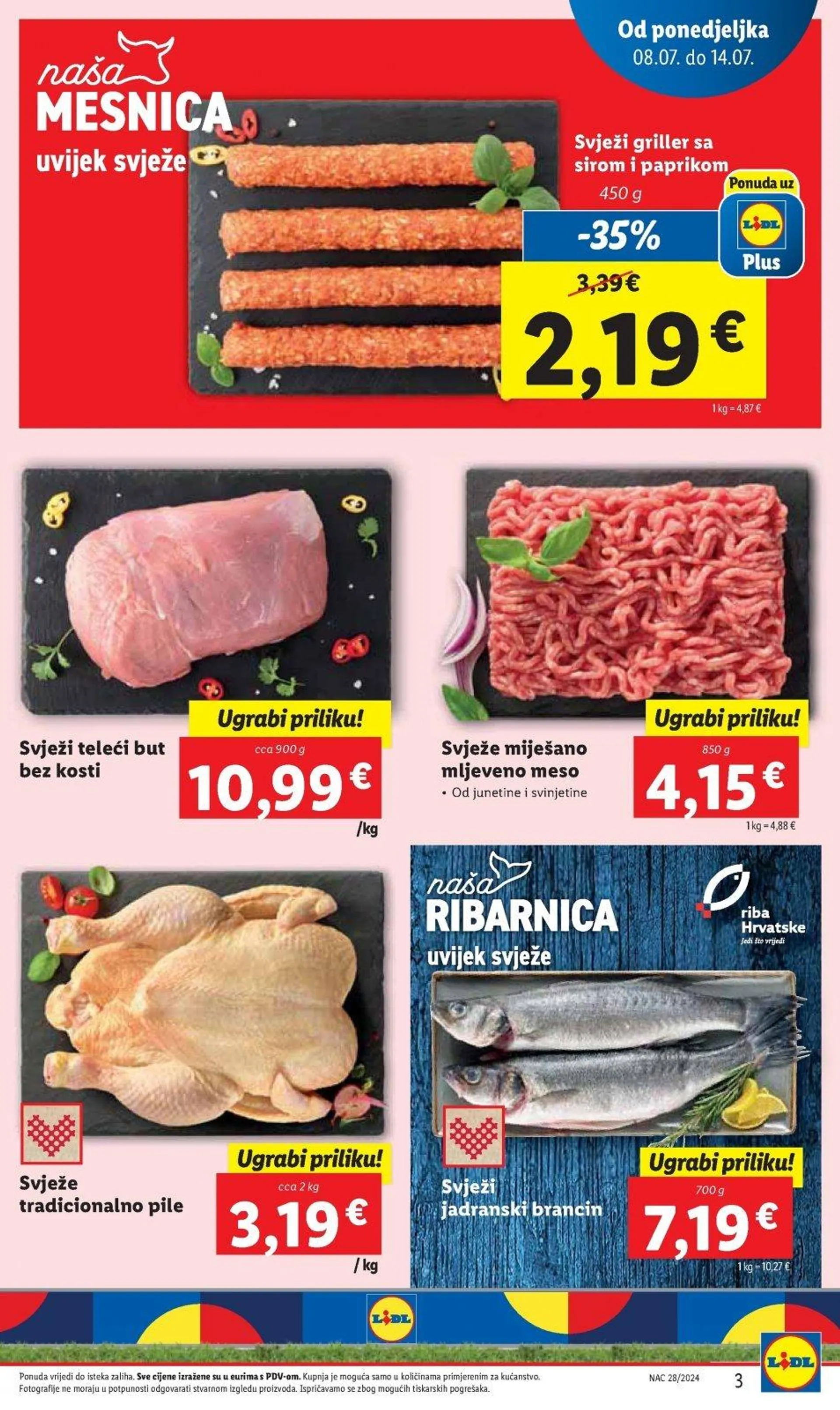 Katalog Lidl katalog do 14.07.2024 od 4. srpnja do 14. srpnja 2024. - Pregled Stranica 3