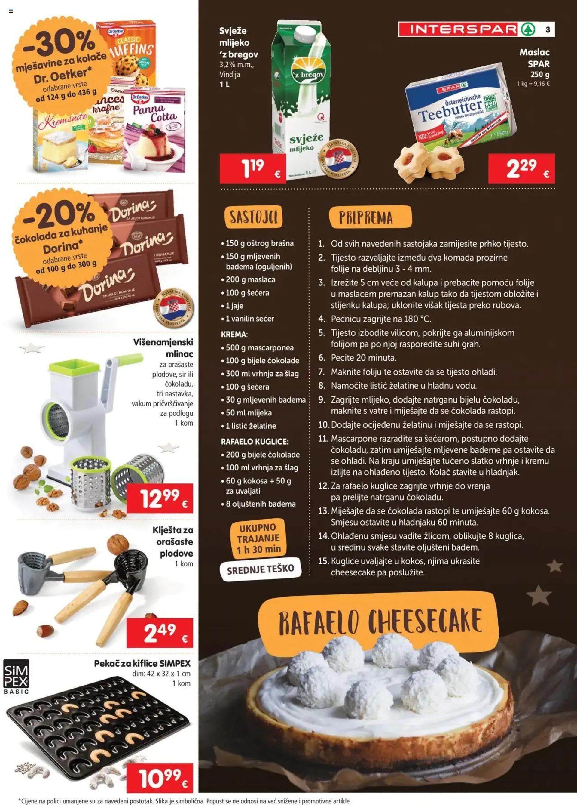 Katalog Katalog kolači Interspar od 9. listopada do 7. siječnja 2025. - Pregled Stranica 3