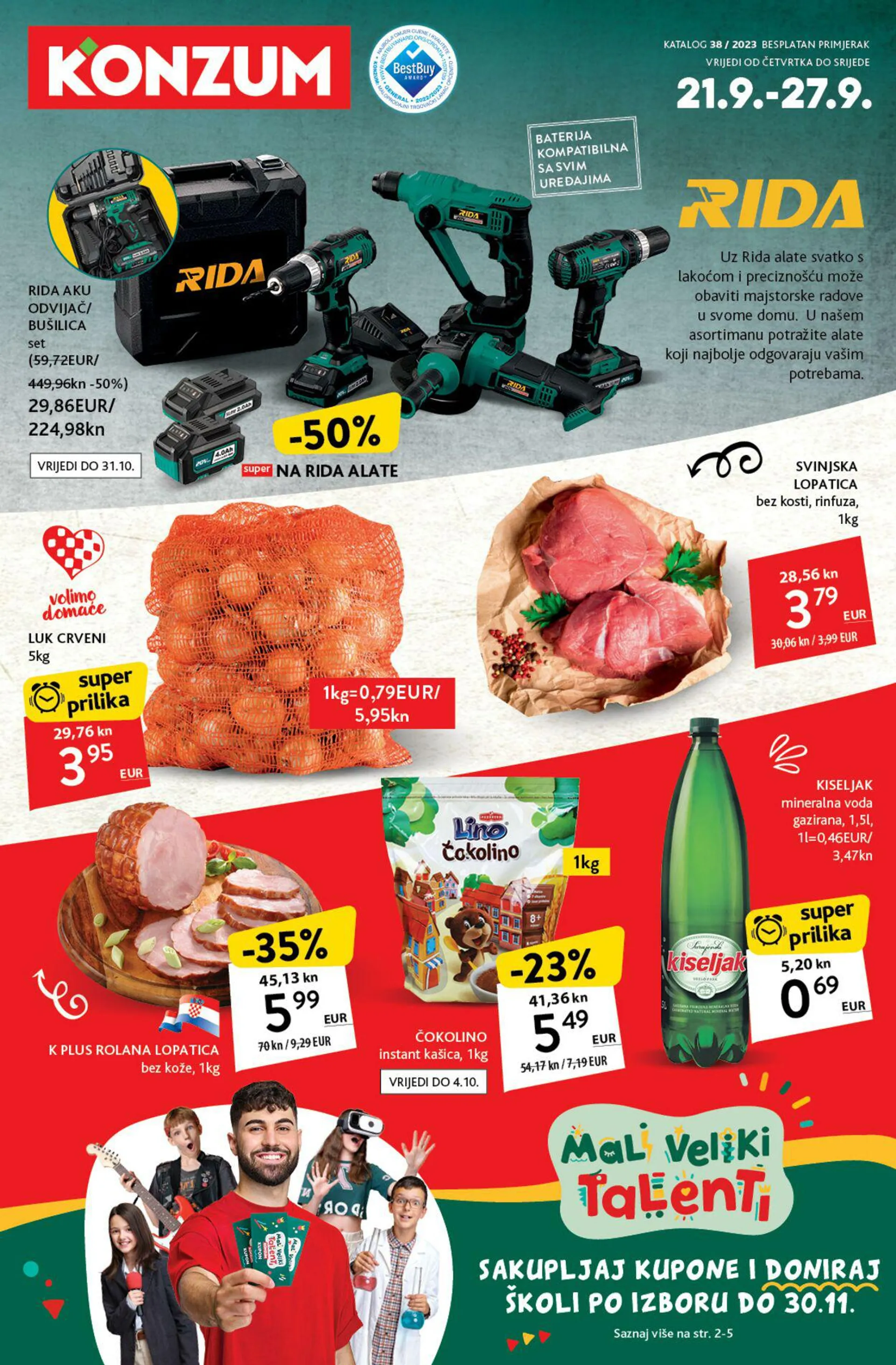 Katalog Konzum od 21. rujna do 27. rujna 2023. - Pregled Stranica 1