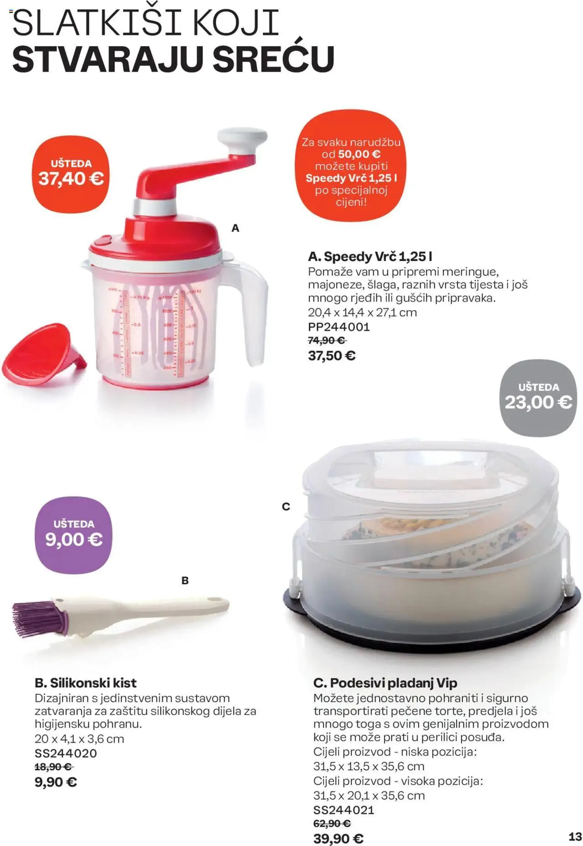 Katalog Katalog Tupperware od 1. listopada do 31. listopada 2024. - Pregled Stranica 13